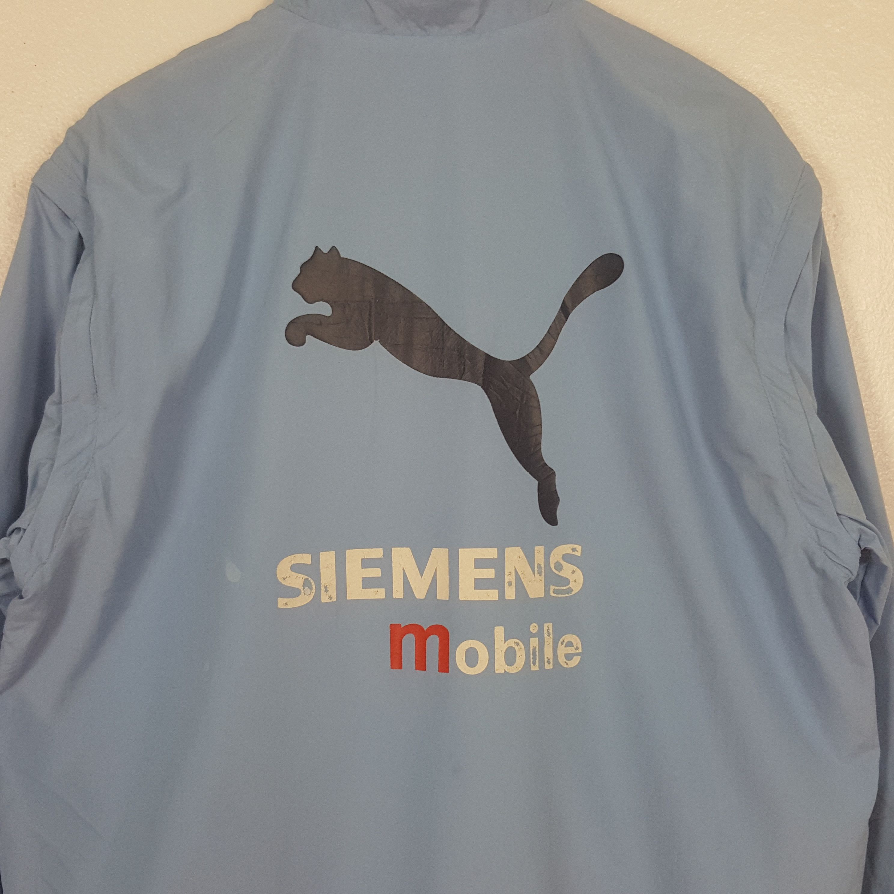 Puma Vintage Puma Lazio Siemens Mobile Track Jacket C309N20 Size US XL / EU 56 / 4 - 2 Thumbnail