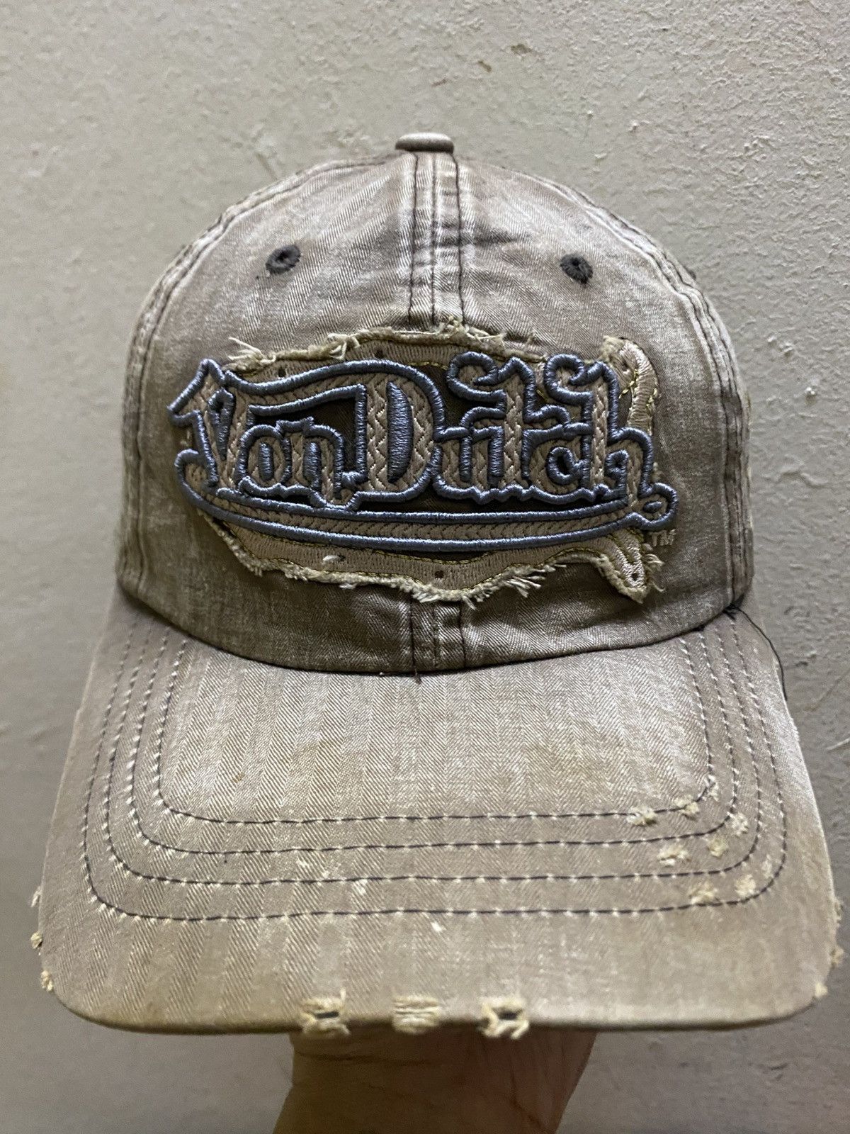 Vintage Vintage Von Dutch Eric Bostrom Hats Distressed Design Size ONE SIZE - 2 Thumbnail