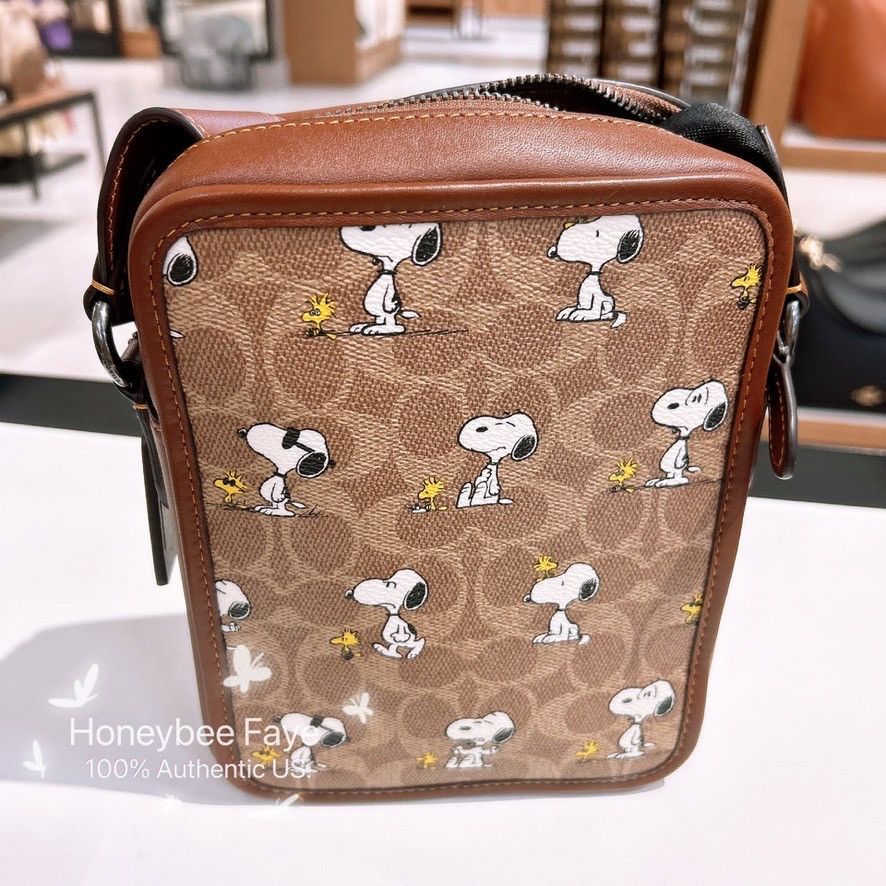 Coach Peanuts Sullivan Crossbody Bag With Snoopy Print CBK48 Size ONE SIZE - 5 Thumbnail
