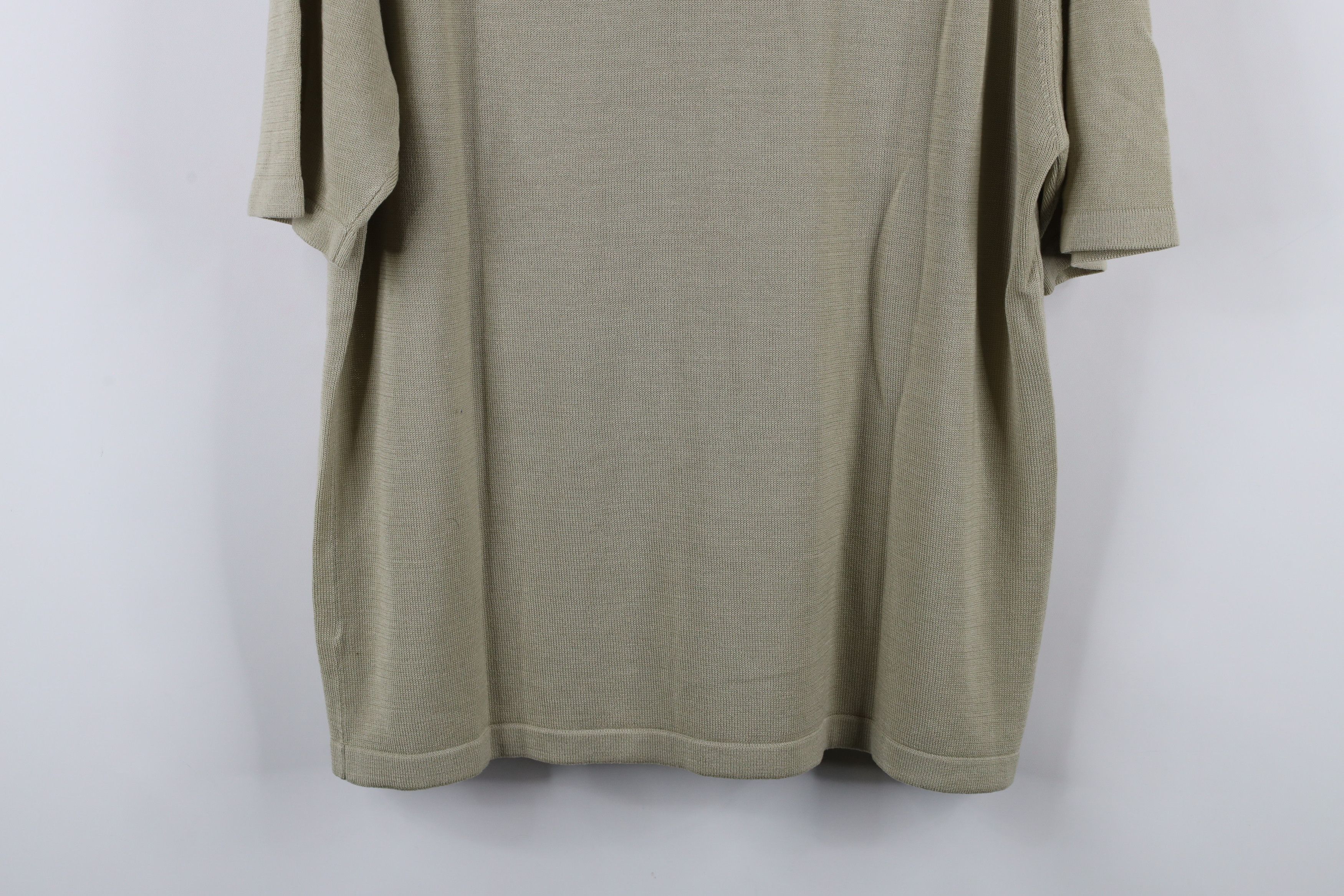 Vintage Vintage 90s Streetwear Ribbed Knit Collared Polo Shirt Size US L / EU 52-54 / 3 - 10 Thumbnail