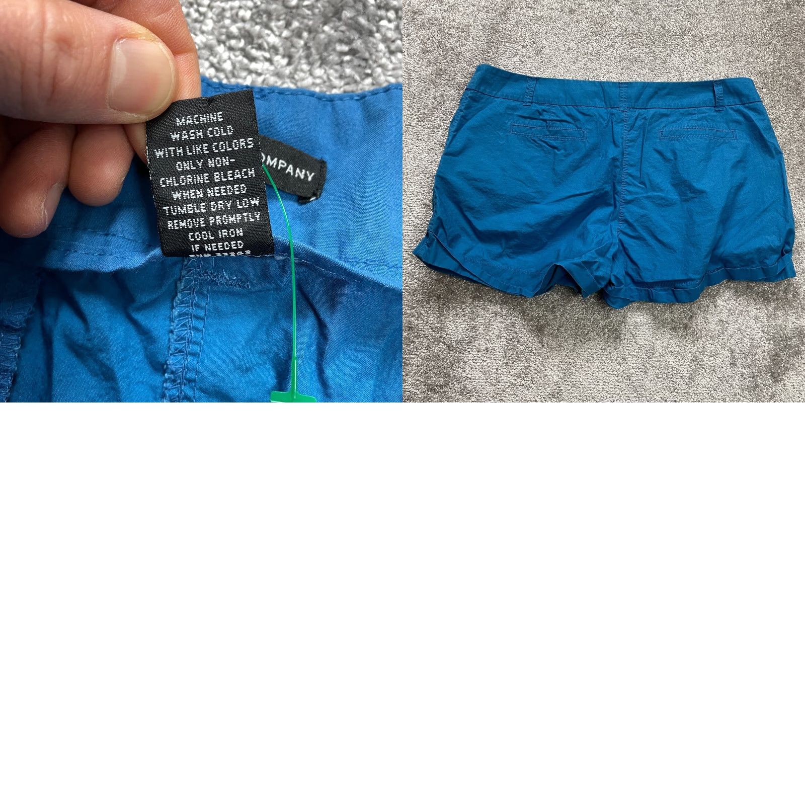 Vintage VINTAGE? No. New york and Co Bermuda Shorts Womens 18 Blue Cotton Casual Ladies 3" Inseam Size 27" / US 4 / IT 40 - 8 Thumbnail