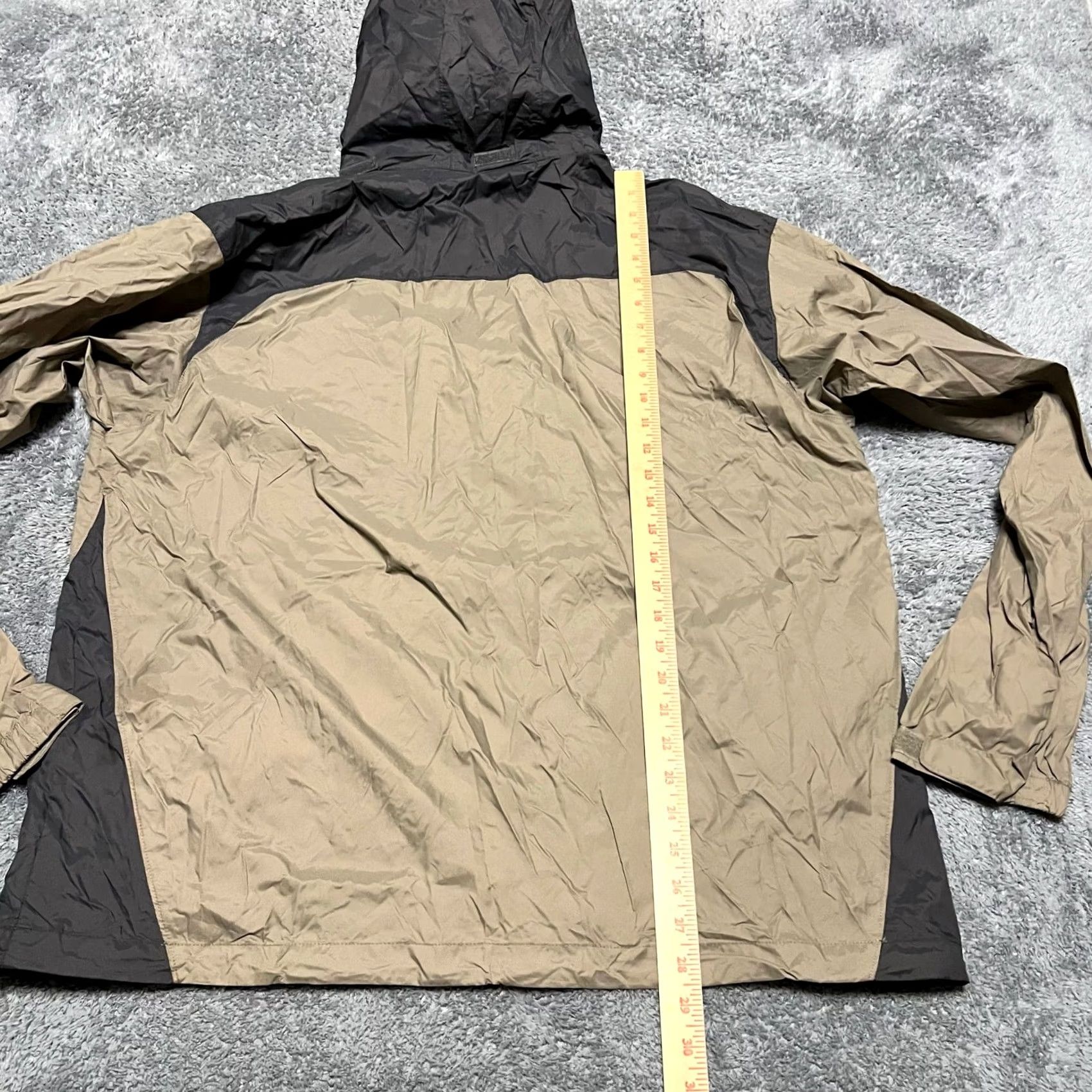 Rains Columbia Jacket Mens XL Nylon Rain Coat Tan Brown Windbreaker Jacket Mens XL Brown Nylon Coat Size US XL / EU 56 / 4 - 5 Thumbnail