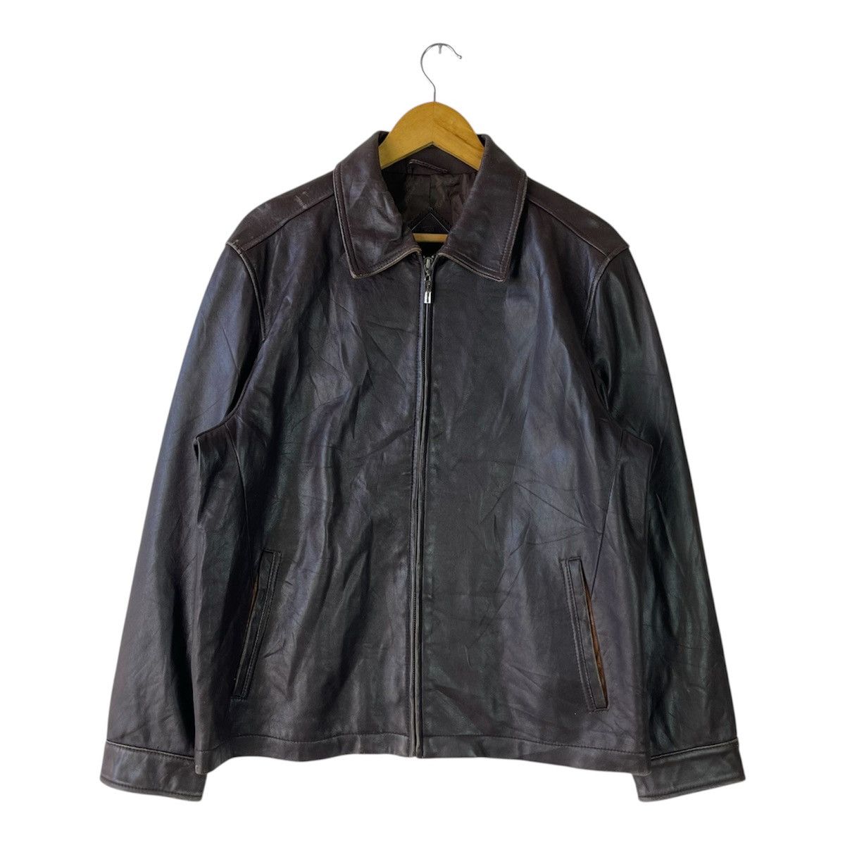 Vintage Tonino Lamborghini Lamb Leather Jacket