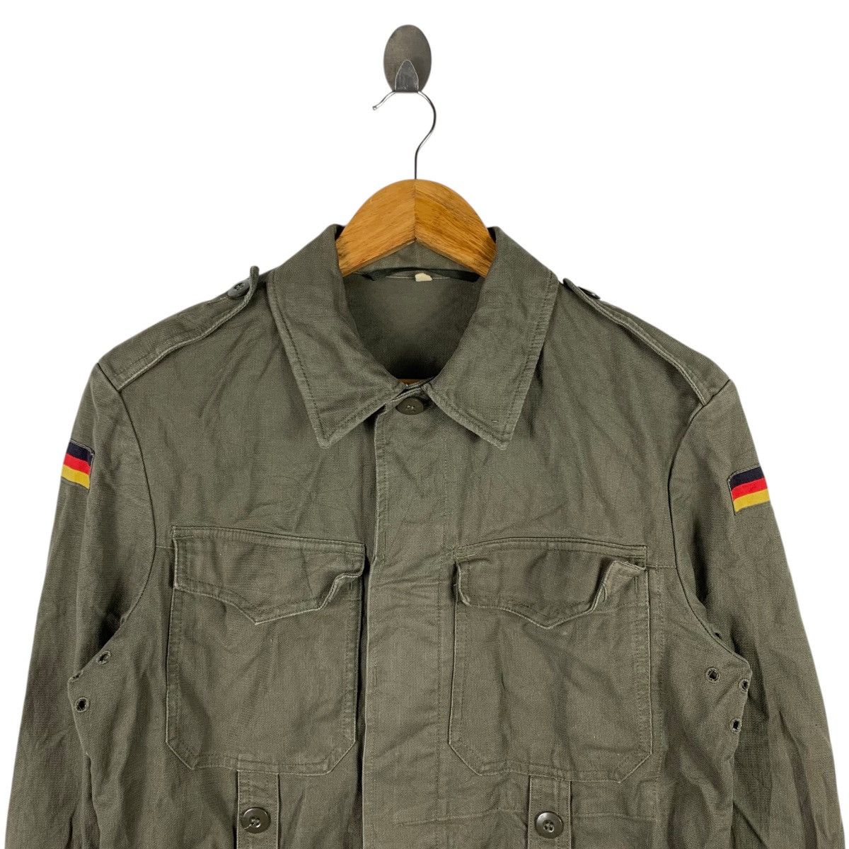 Vintage Vintage 80s GERMANY Kohler Gmbh Military Army Jacket Coat Size US M / EU 48-50 / 2 - 3 Thumbnail