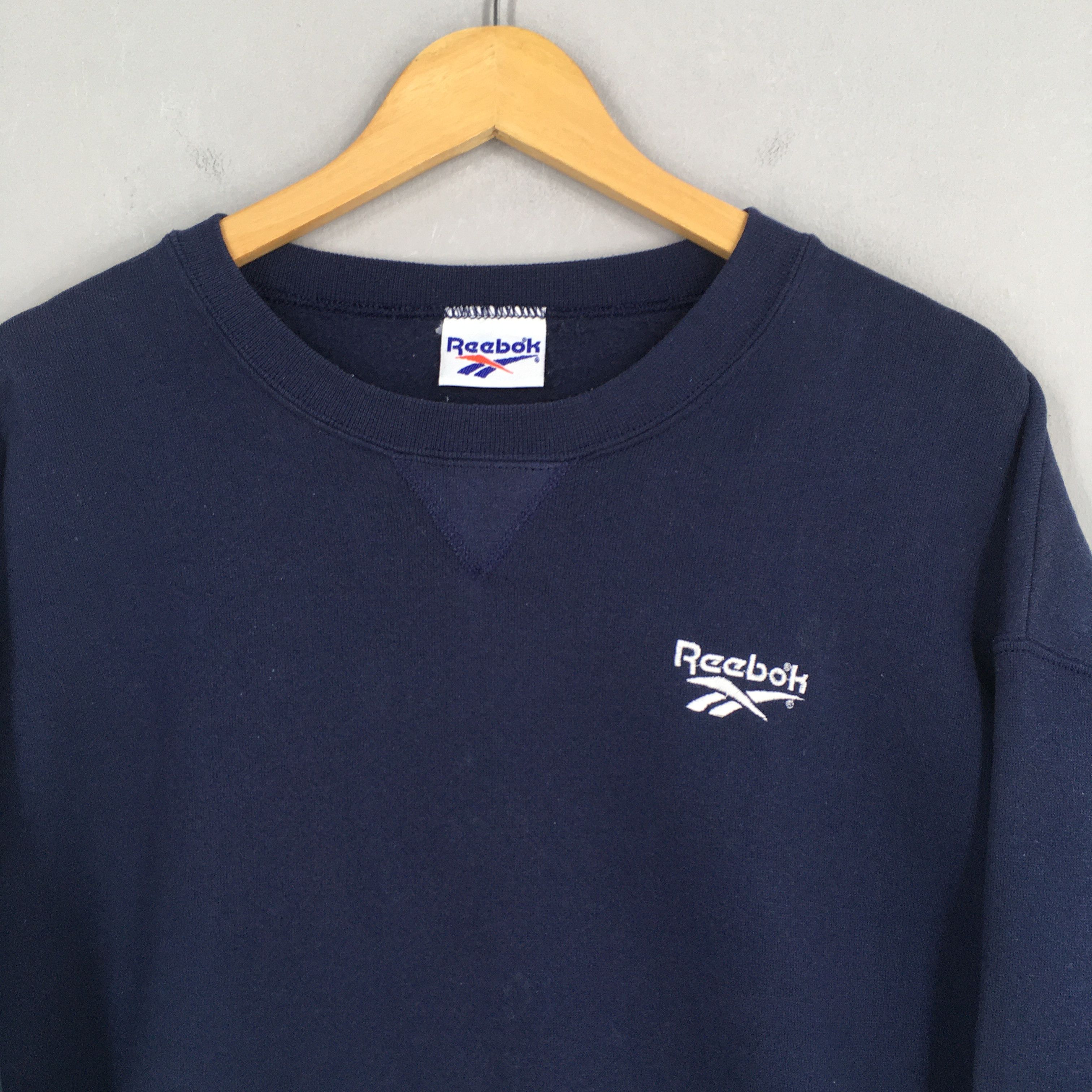Reebok Vintage 90's Reebok England Blue Sweatshirt XLarge Size US XL / EU 56 / 4 - 2 Thumbnail