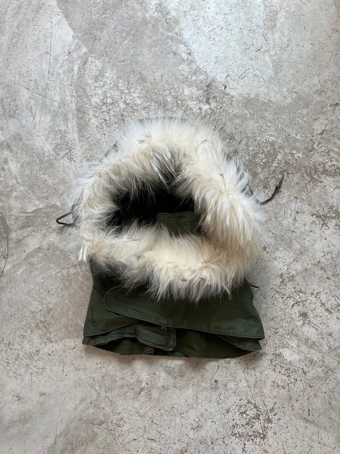 Vintage 70s Vintage Military Fur Hood Size ONE SIZE - 4 Thumbnail