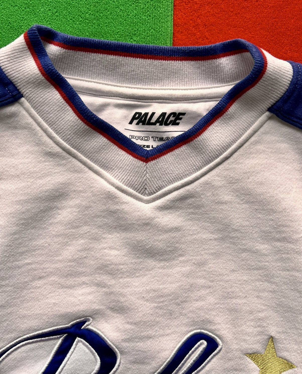 Palace L Palace Skateboards Star Script Crewneck Sweatshirt uk usa Size US L / EU 52-54 / 3 - 4 Thumbnail