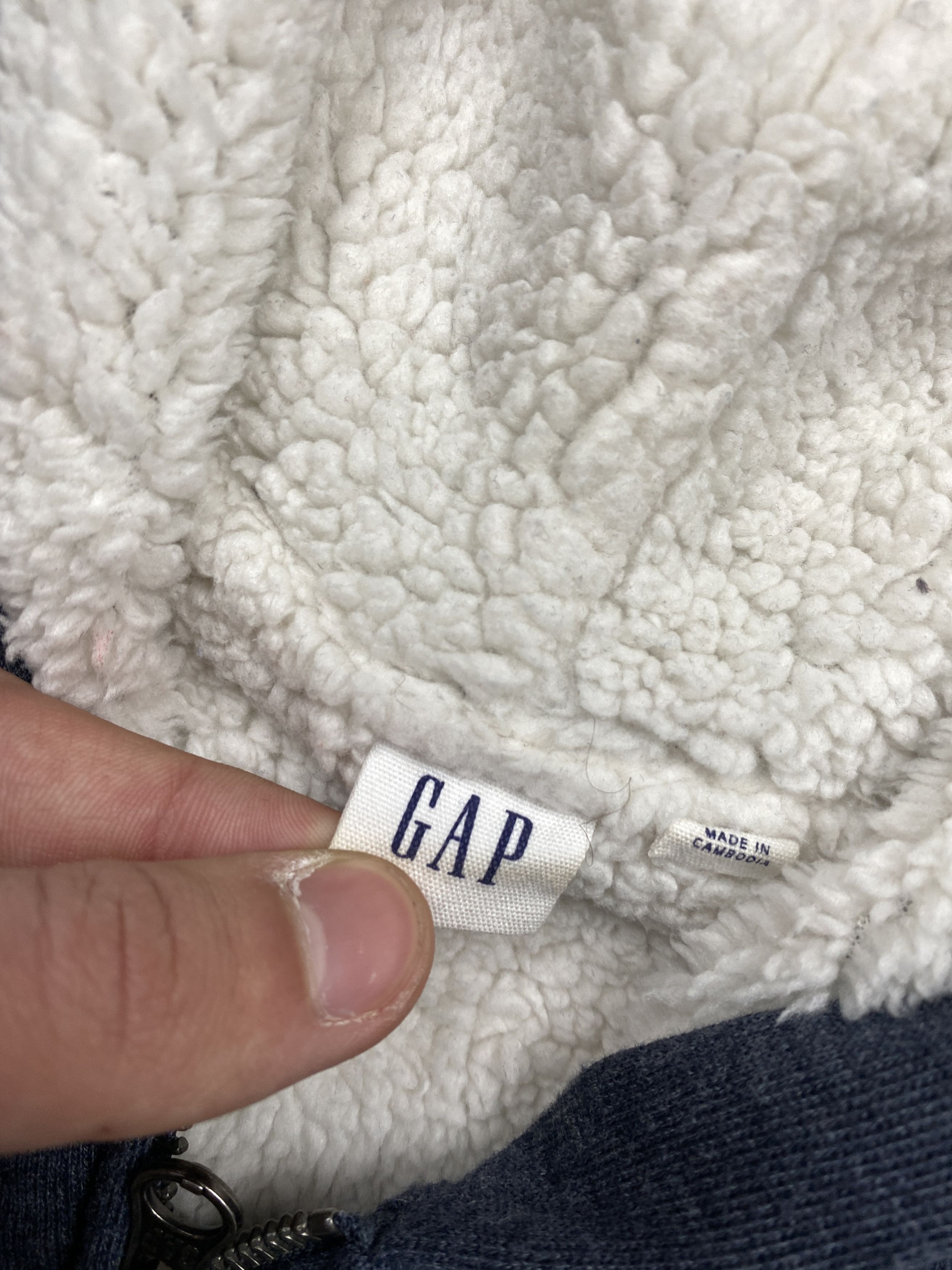 Gap Gap Vintage Zip Hoodie Sherpa Size US L / EU 52-54 / 3 - 4 Thumbnail