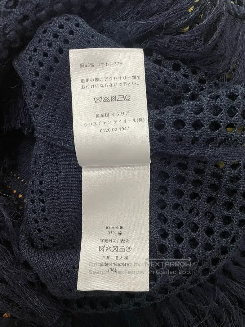 Dior Dior Blue hollow tassel long sleeves Size XS / US 0-2 / IT 36-38 - 6 Thumbnail