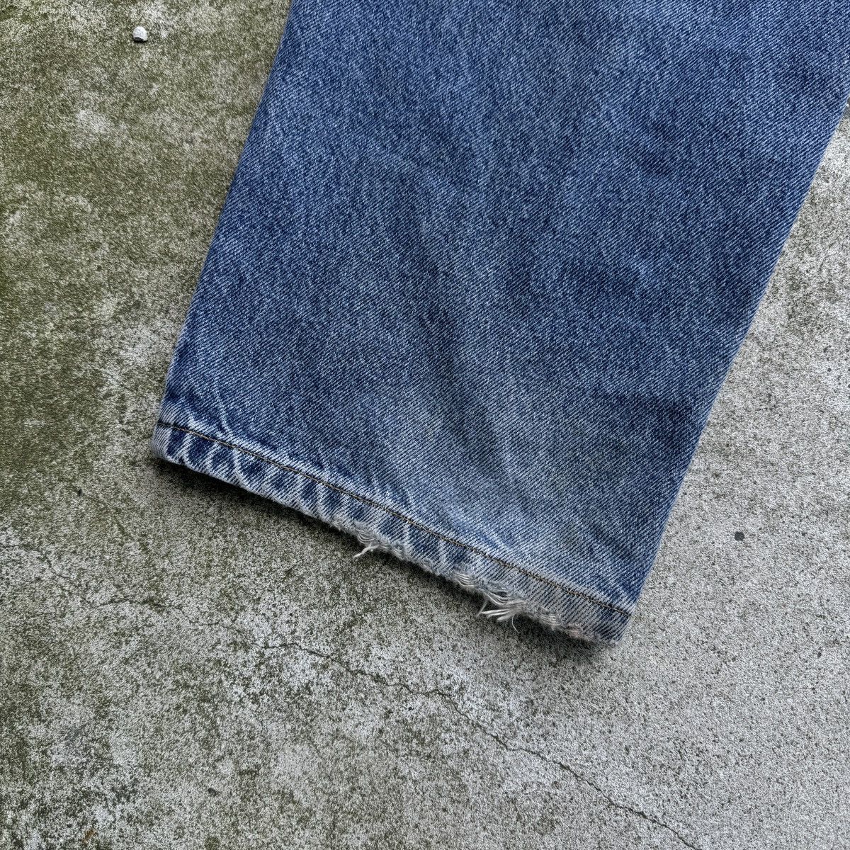 Vintage Thrashed Faded Distressed Tommy Jeans Skater ERD Grunge Size US 33 - 13 Thumbnail