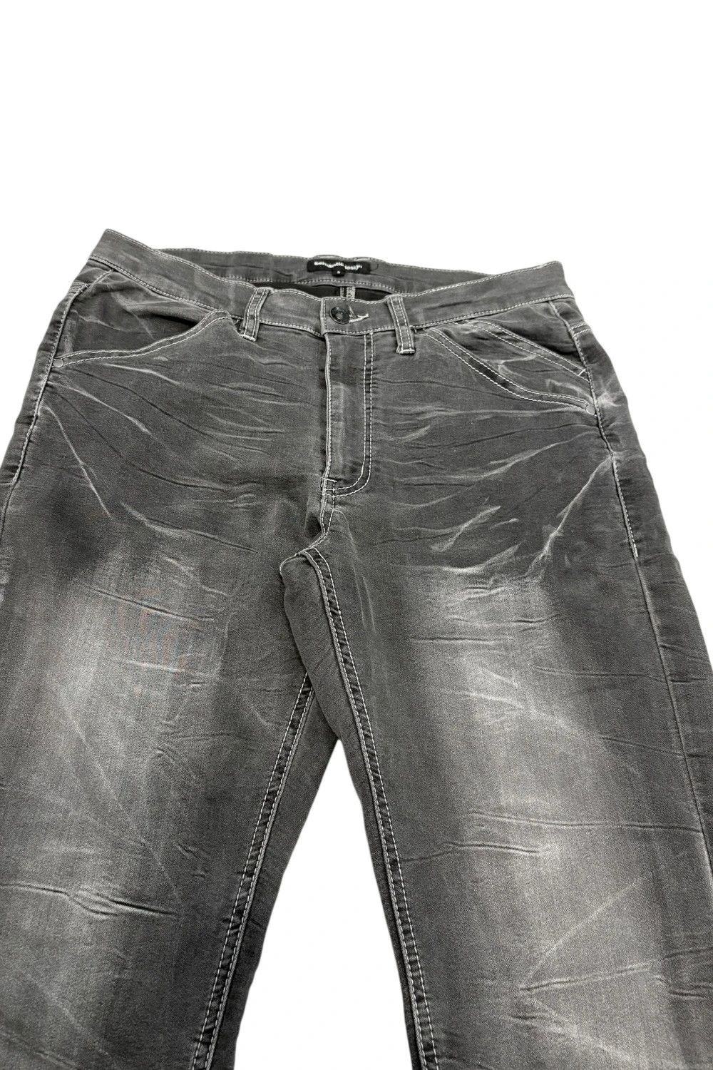 semanticdesign Semantic Design grey claw mark fade wash lightweight jeans Size US 30 / EU 46 - 2 Thumbnail