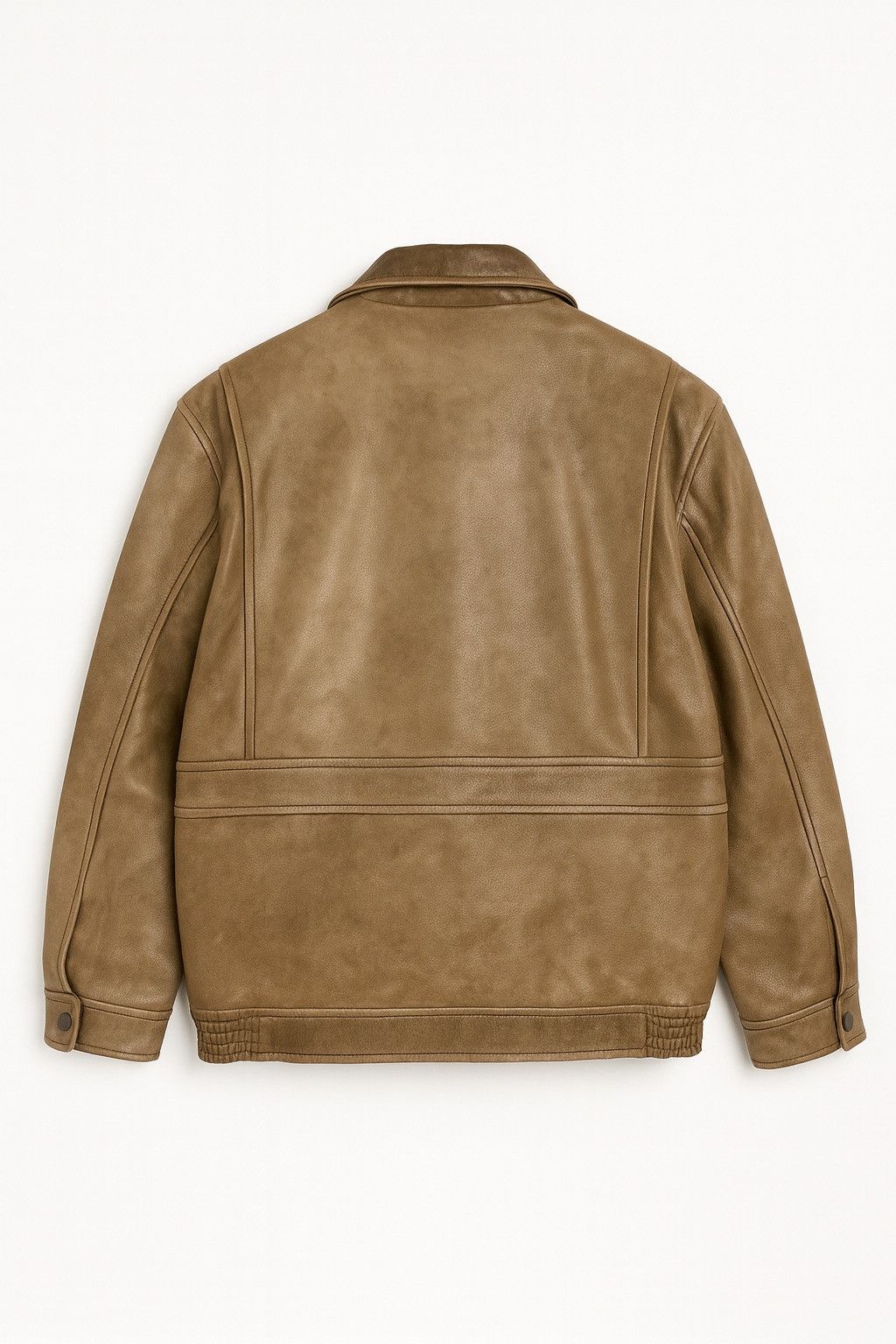 Vintage Vintage Brown Leather Jacket – Classic 1980s Men Outerwear Size US M / EU 48-50 / 2 - 15 Thumbnail