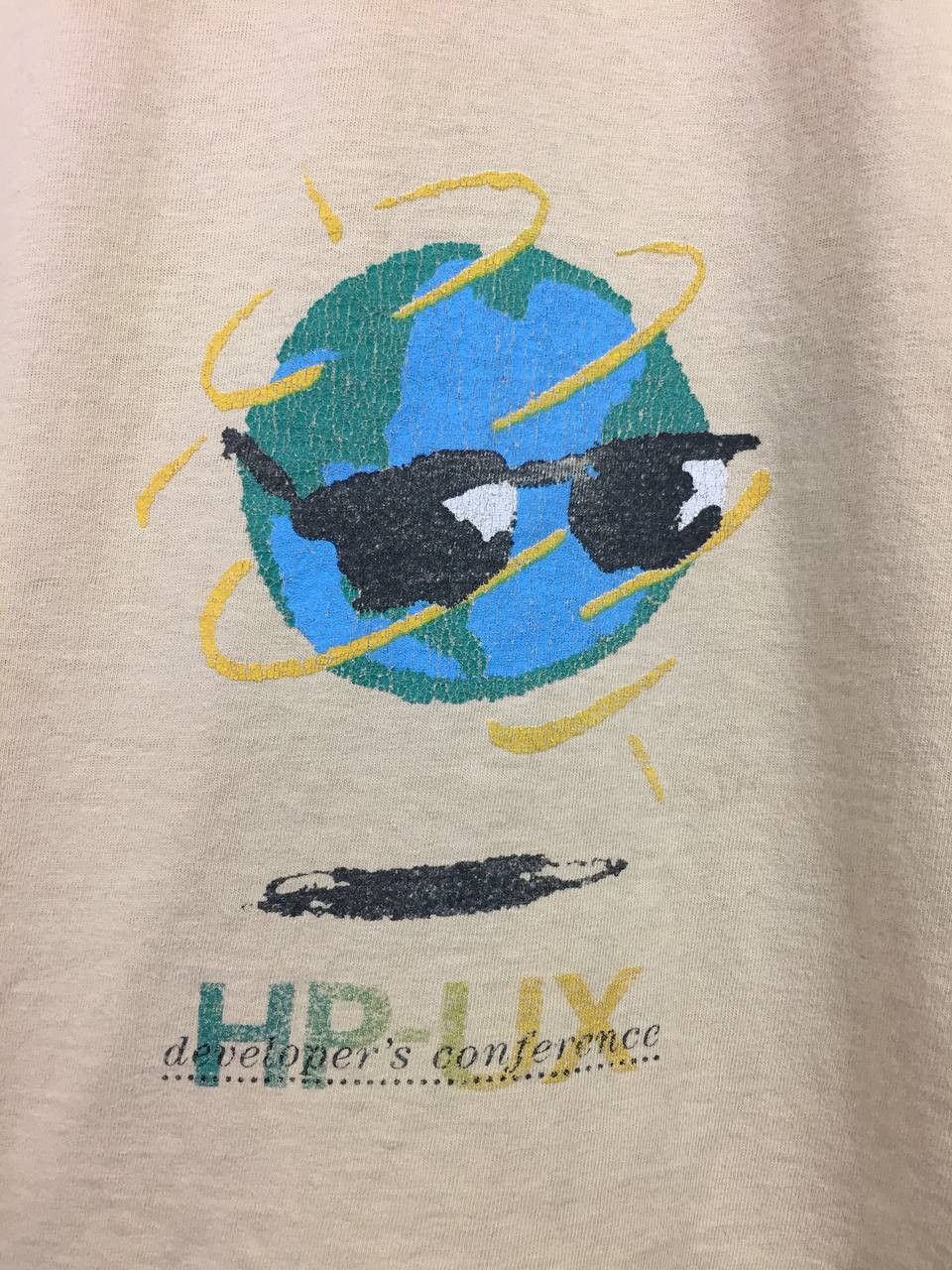 Apple Vtg 90s Distressed HP Hewlett Packard Techwear Tee Size US XL / EU 56 / 4 - 10 Thumbnail