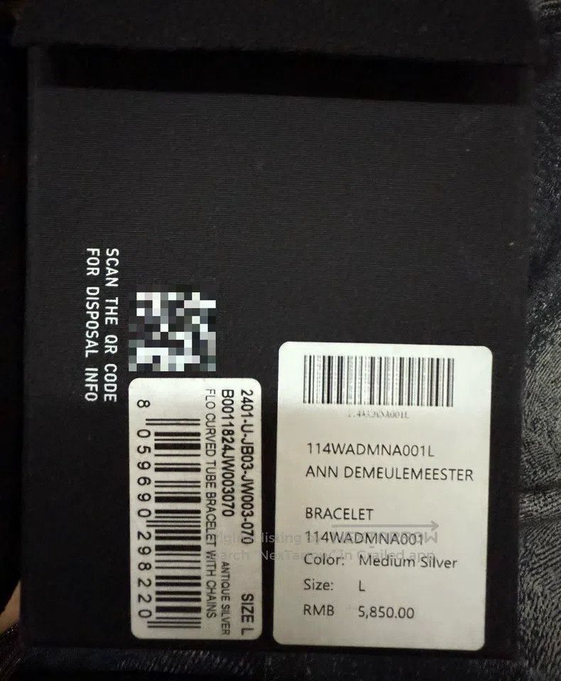 Ann Demeulemeester Ann Demeulemeester makes old bracelets Size ONE SIZE - 8 Thumbnail