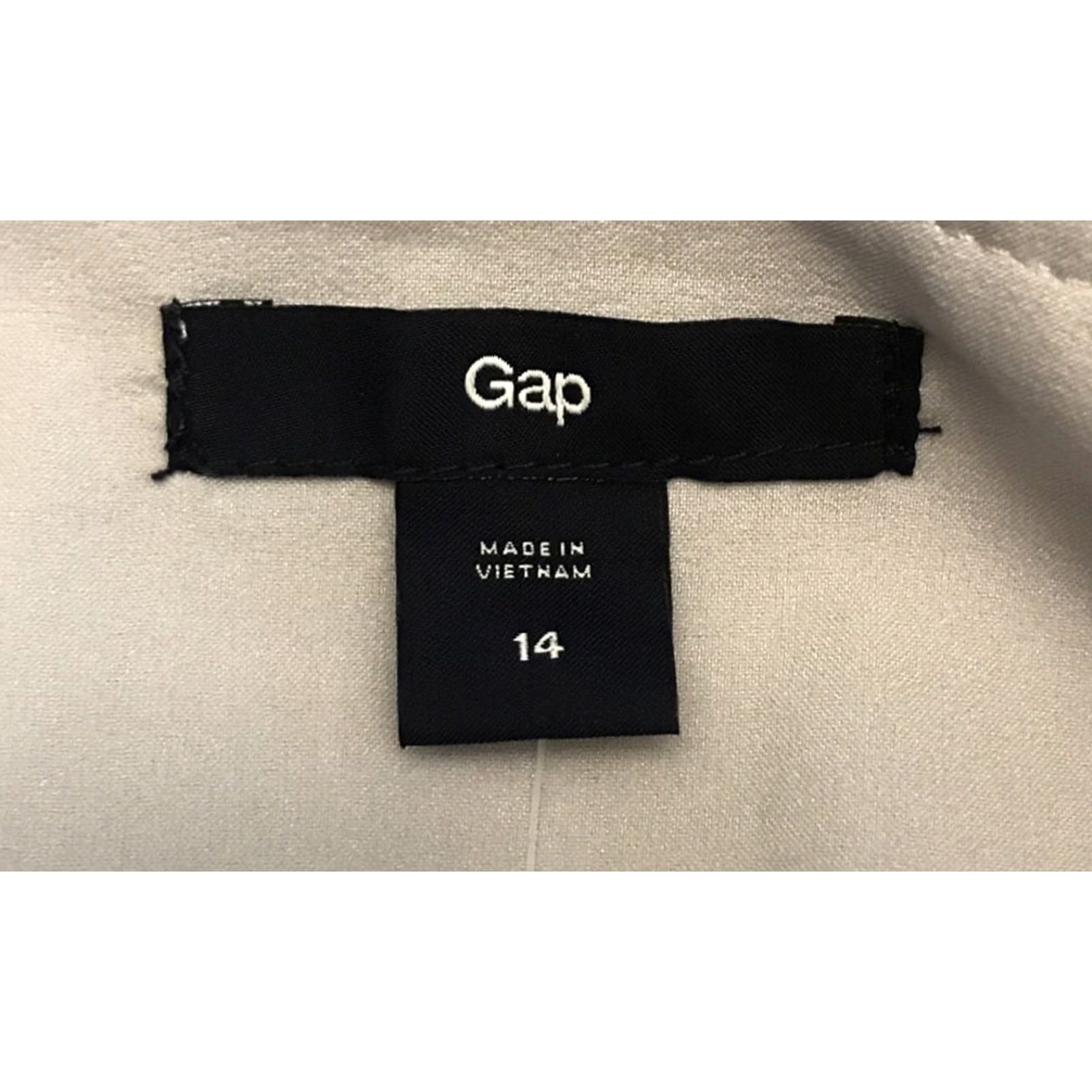 Gap GAP Gray Short Above Knee Bubble Skirt 14 NWT Lined Side Zip Womens Skirt 18" Length Size 36" / US 14 / IT 50 - 5 Thumbnail
