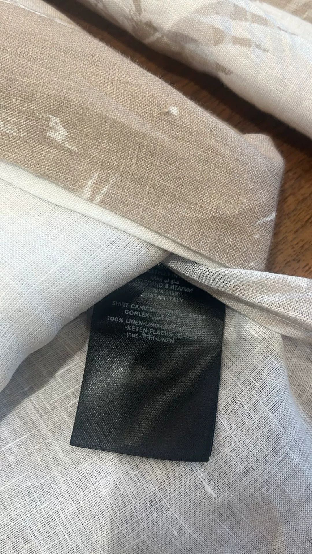 Ermenegildo Zegna Zegna Long-Sleeve Linen Shirt Size US XL / EU 56 / 4 - 9 Thumbnail