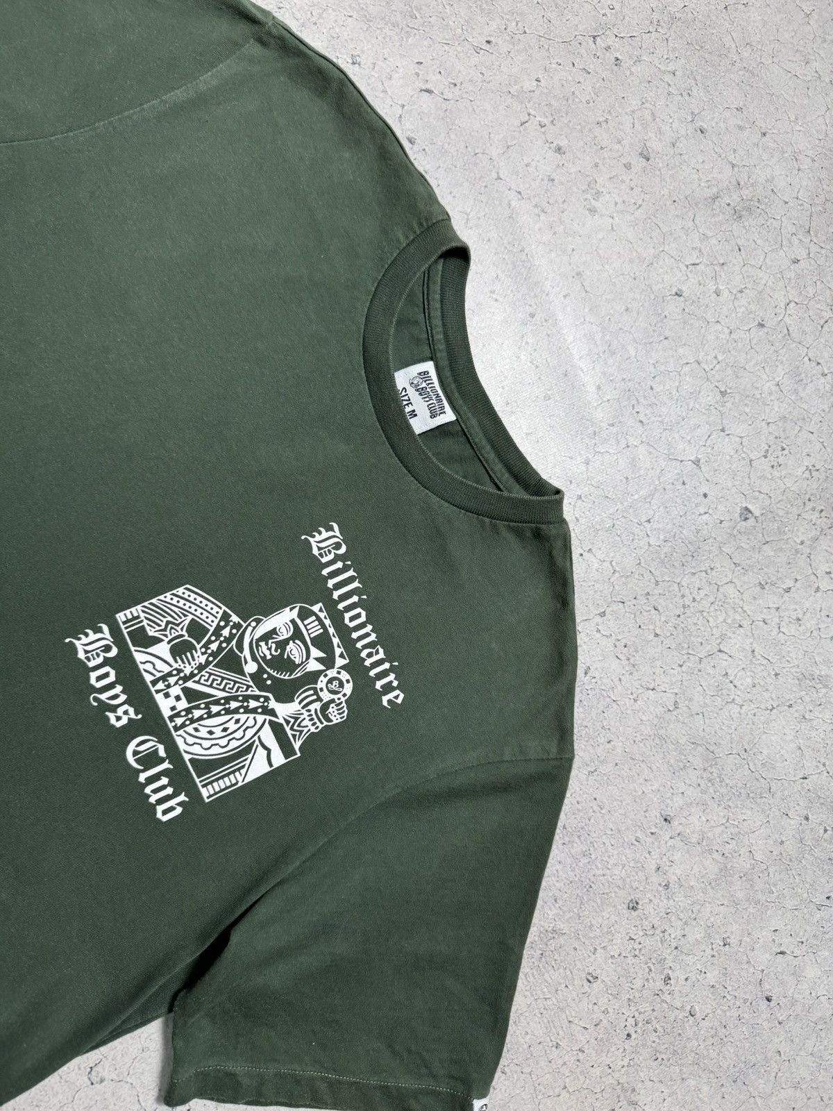 Billionaire Boys Club Billionaire Boys Club BBC Green Big Logo T-Shirt Size M Size US M / EU 48-50 / 2 - 4 Thumbnail