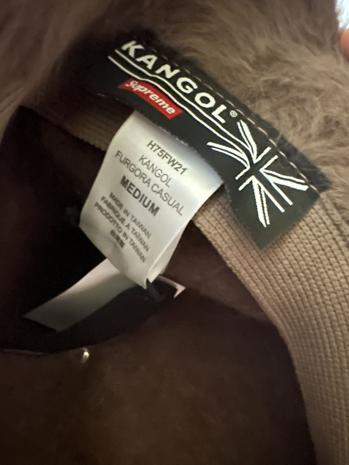 Kangol × Supreme Supreme®/Kangol® Furgora Casual Hat - Brown, Medium Size ONE SIZE - 6 Thumbnail