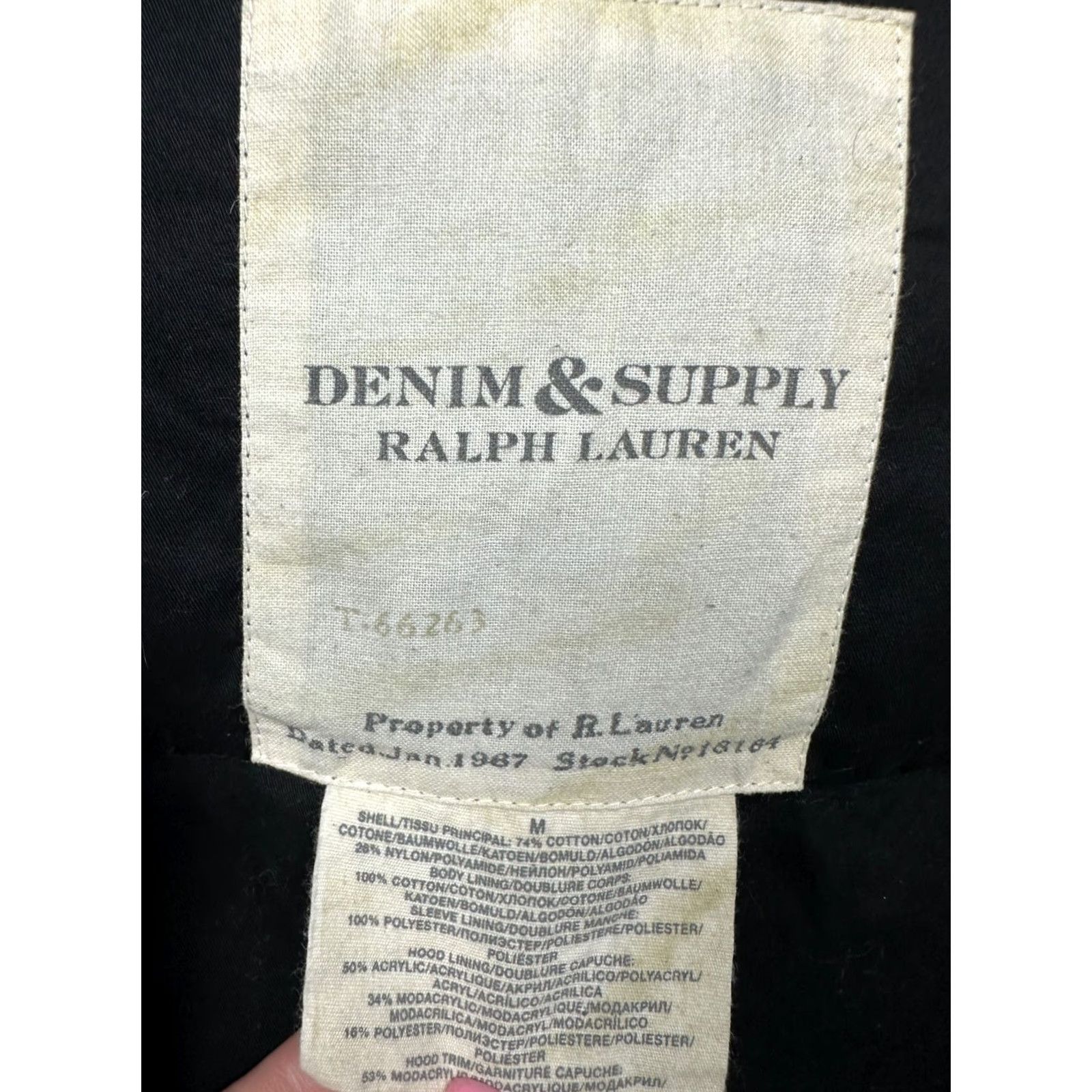 Vintage Denim & Supply Ralph Lauren Denim & Supply Polo Ralph Lauren Womens Down Parka Jacket M Black Hooded Jacket Womens Parka Size M / US 6-8 / IT 42-44 - 3 Thumbnail