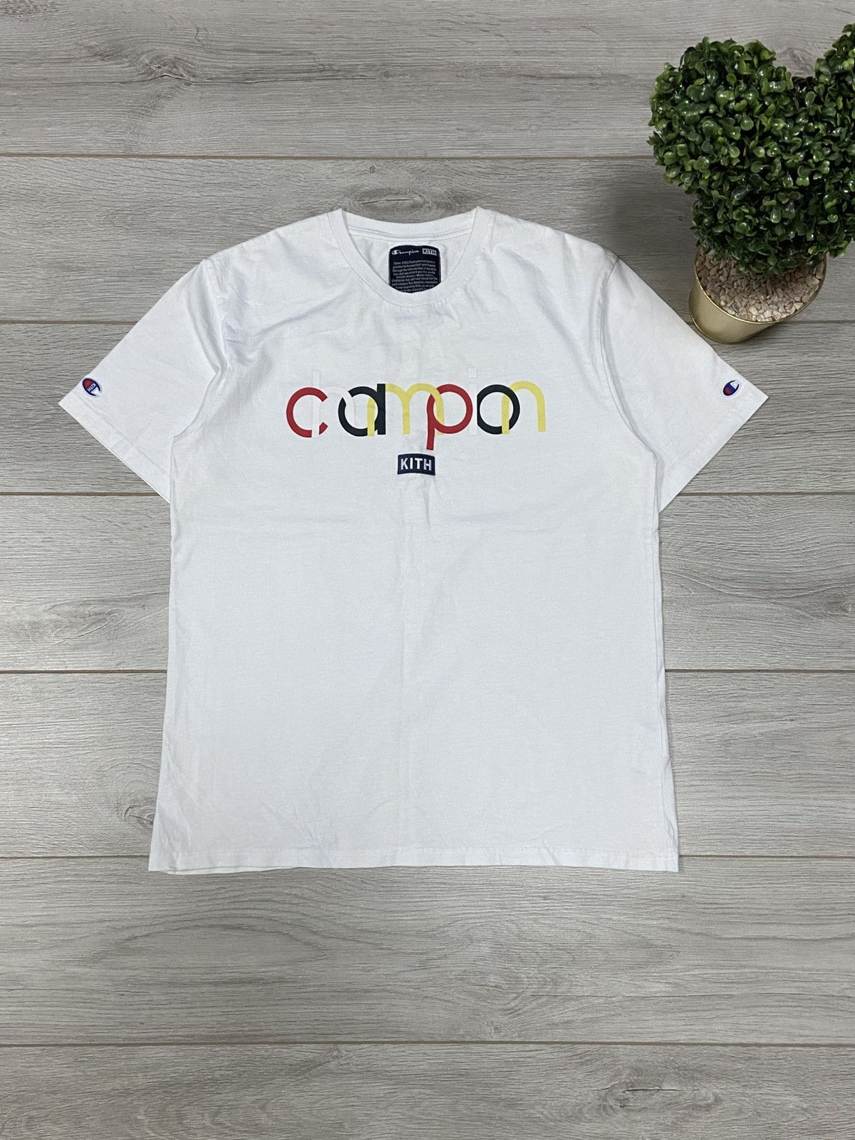 Champion × Kith Champion Kith box logo Tee t-shirt Size US L / EU 52-54 / 3 - 1 Thumbnail