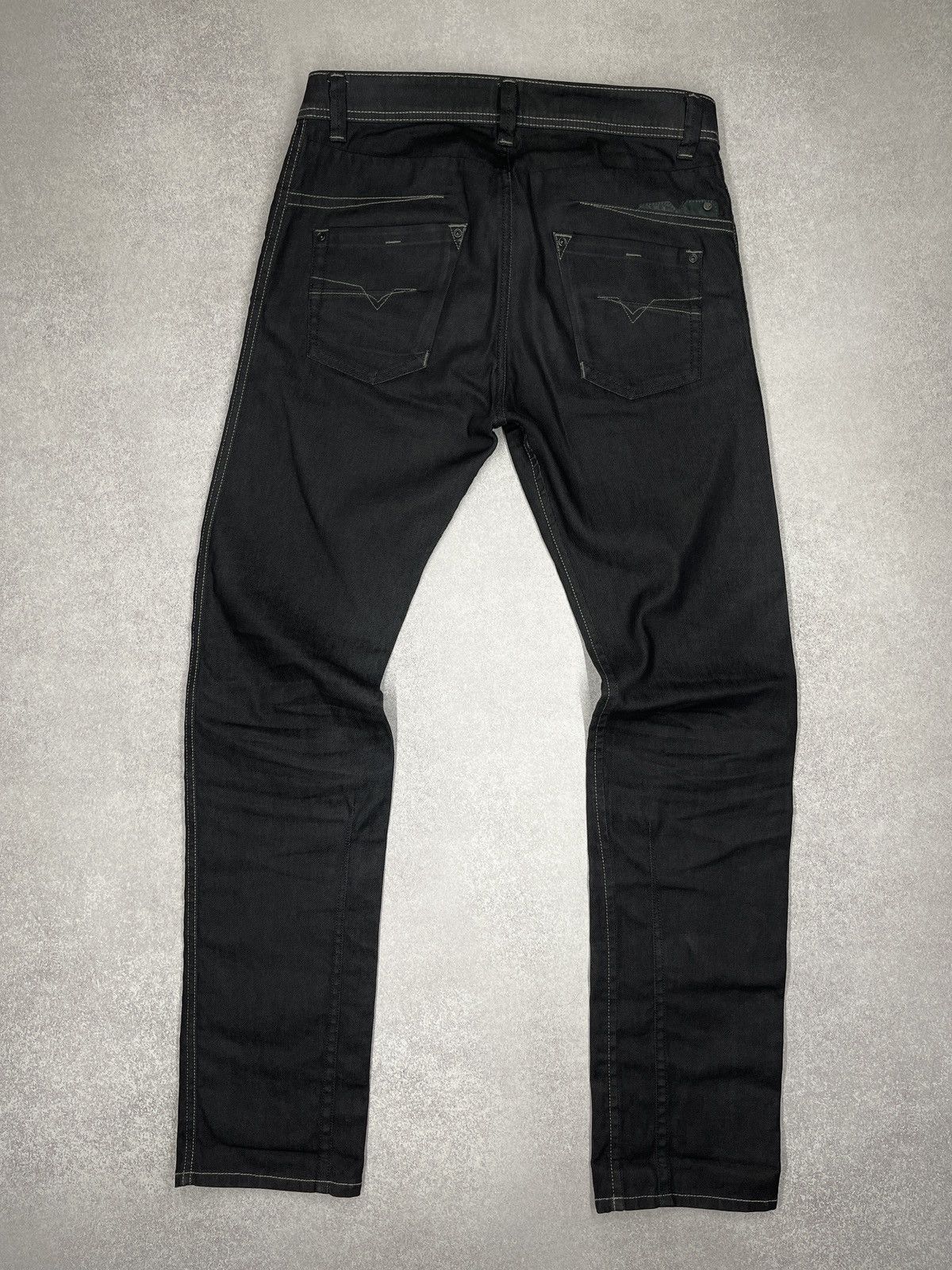 Diesel Mens Diesel Darron Denim Jeans Black Y2K 30x34 Size US 30 / EU 46 - 2 Thumbnail