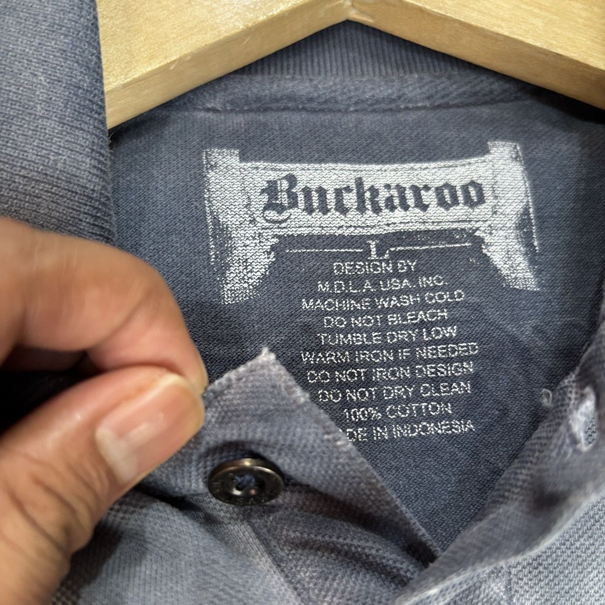 Vintage Buckaroo Y2K polo shirt Size US L / EU 52-54 / 3 - 6 Thumbnail