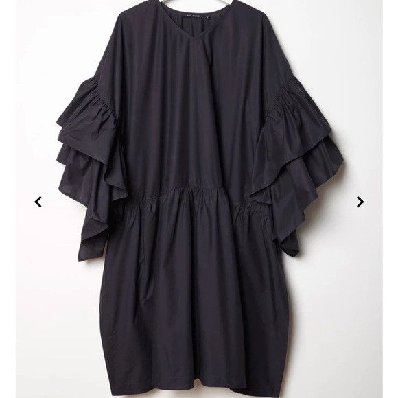 SOFIE D'HOORE Rare Sofie d’hoore oversized dress v neck ruffle sleeve Size M / US 6-8 / IT 42-44 - 9 Thumbnail