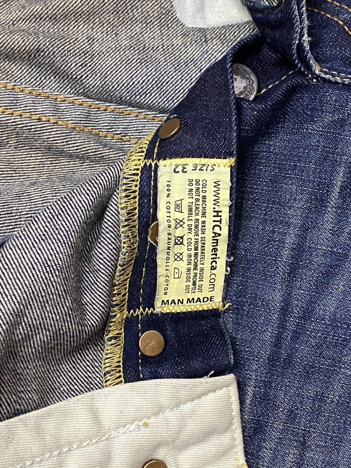 Hollywood Trading Company HTC hollywood trading company distressed jeans Size US 35 - 8 Thumbnail