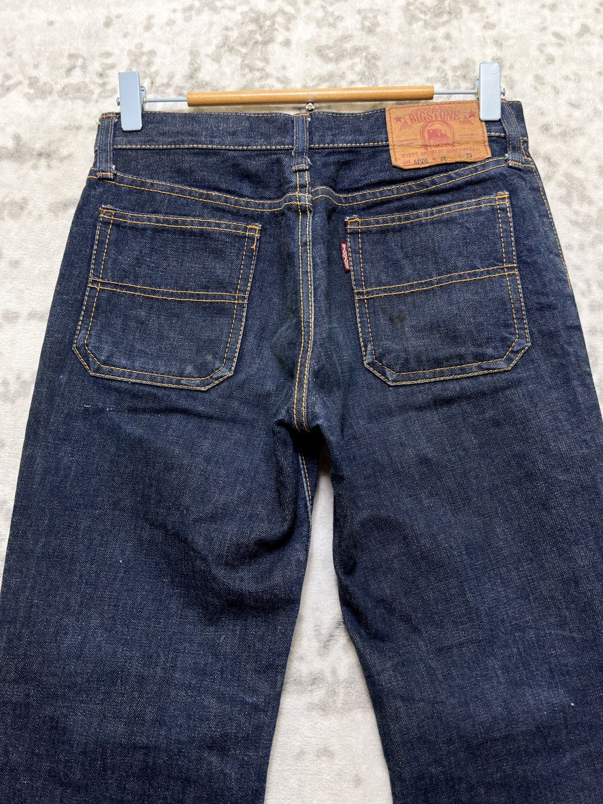 Vintage Vintage Big Stone LOT M508 Flared Bush Bell Bottom Denim Size US 27 - 9 Thumbnail