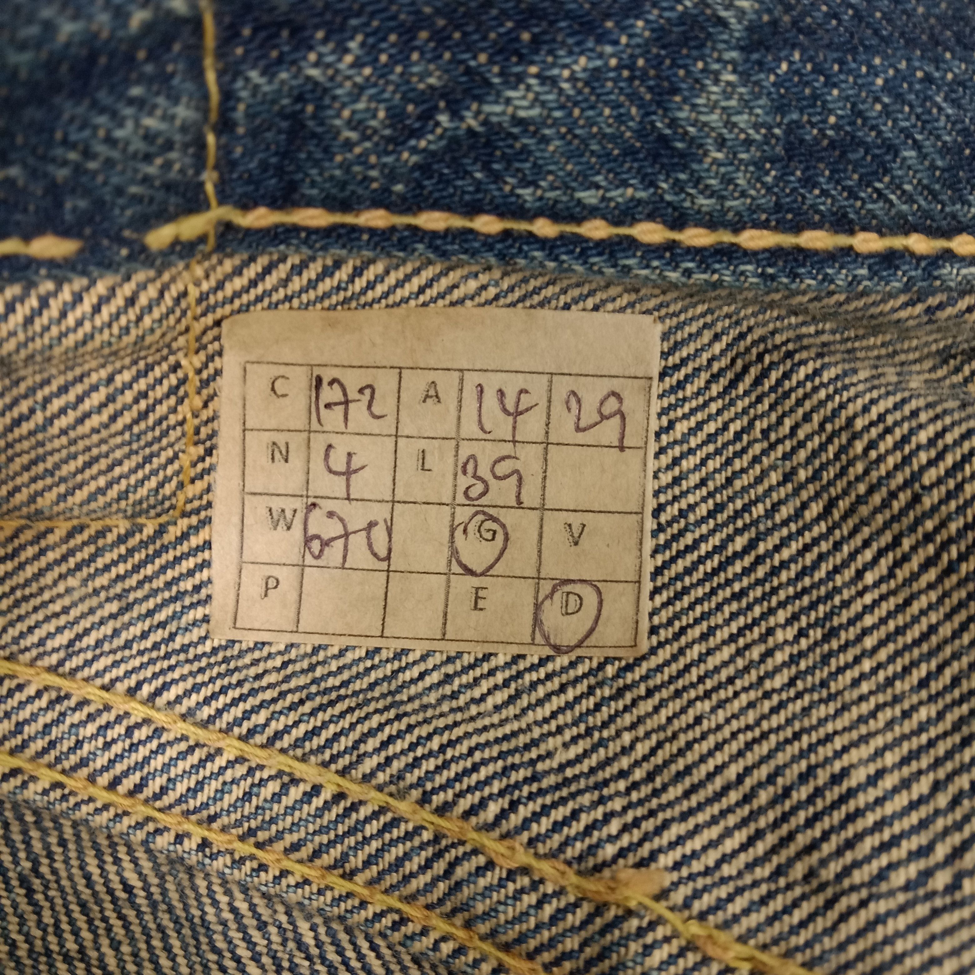 Japanese Brand × Vintage Barns Japanese Style Selvedge Denim Jeans Size US 28 / EU 44 - 17 Thumbnail