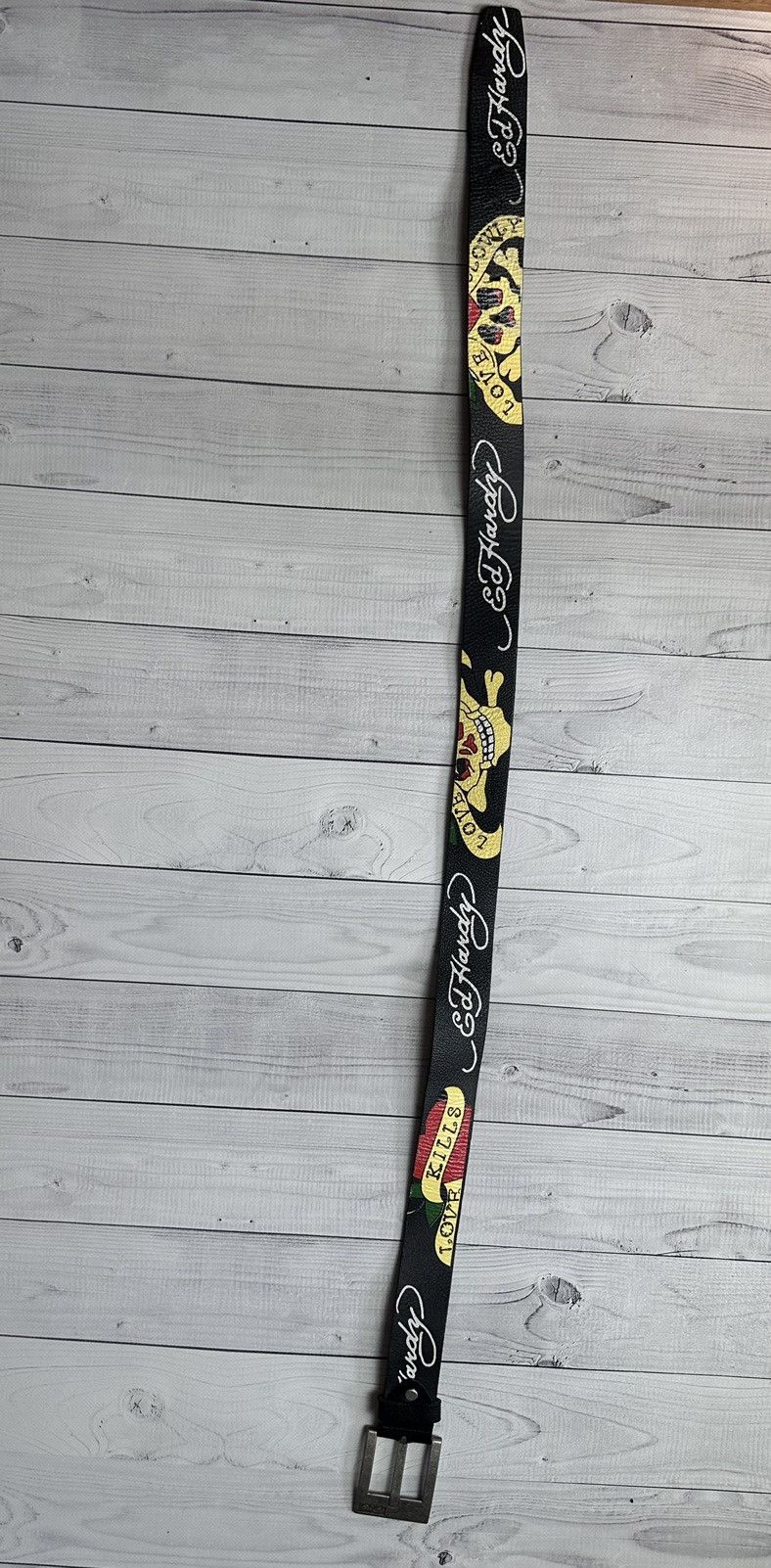 Ed Hardy × Vintage Vintage Ed Hardy belt rare logo Y2K Size ONE SIZE - 7 Thumbnail