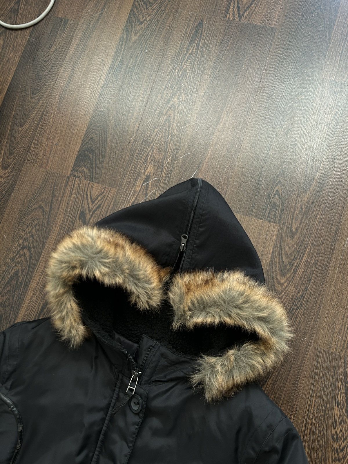Vintage Vintage y2k Alpha N-2B bomber faux fur flight Size US M / EU 48-50 / 2 - 3 Thumbnail