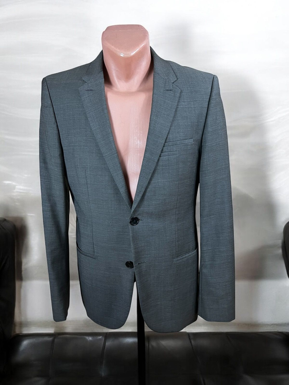 Hugo Hugo Boss Grey Wool Suit Jacket size 48 Size 40R - 1 Thumbnail