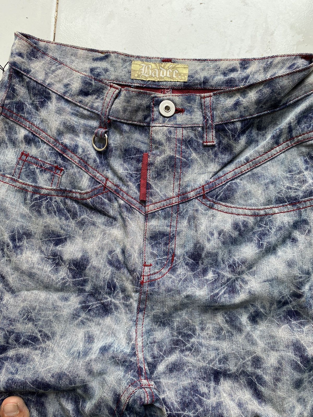 Japanese Brand × Le Grande Bleu (L.G.B.) × Yasuyuki Ishii Japanese badee flared blue bleached denim Size US 28 / EU 44 - 6 Thumbnail