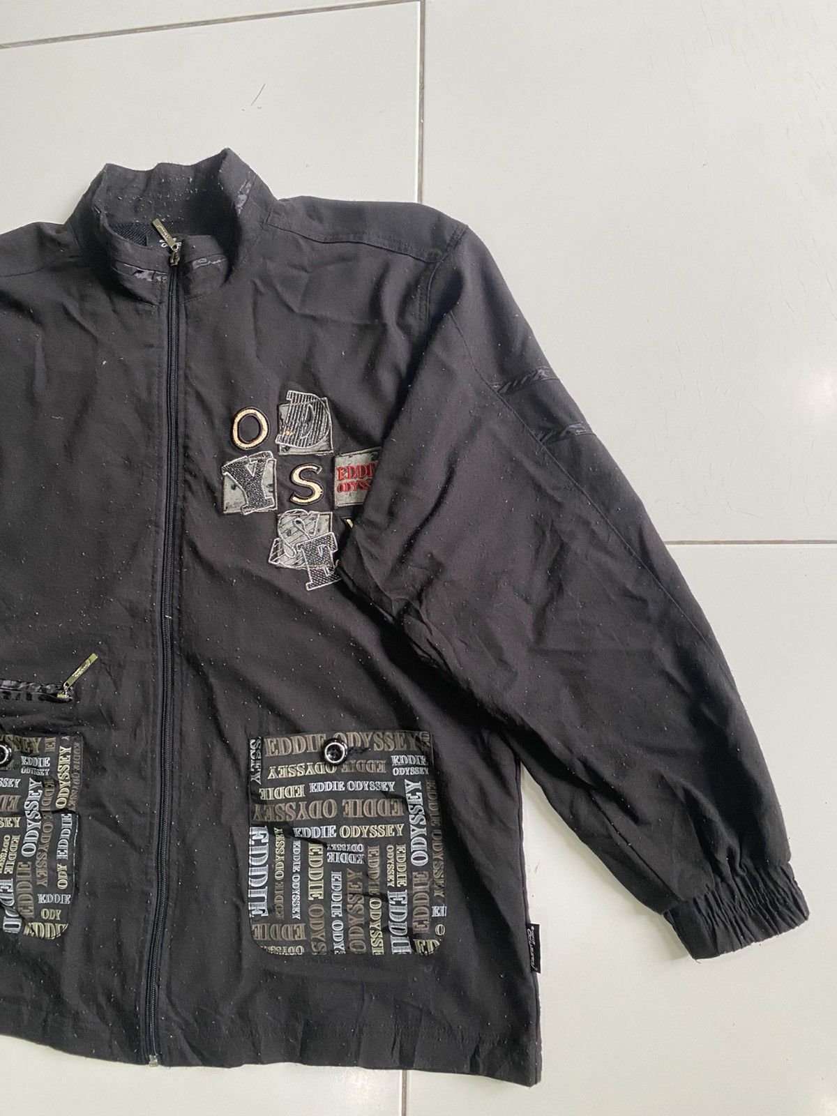 Japanese Brand Eddie Odyssey style multipockets nylon Black jackets Size US L / EU 52-54 / 3 - 3 Thumbnail