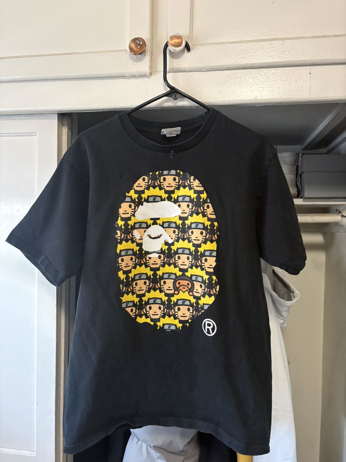 Bape Bape X Naruto Ape head tee Size US L / EU 52-54 / 3 - 1 Thumbnail