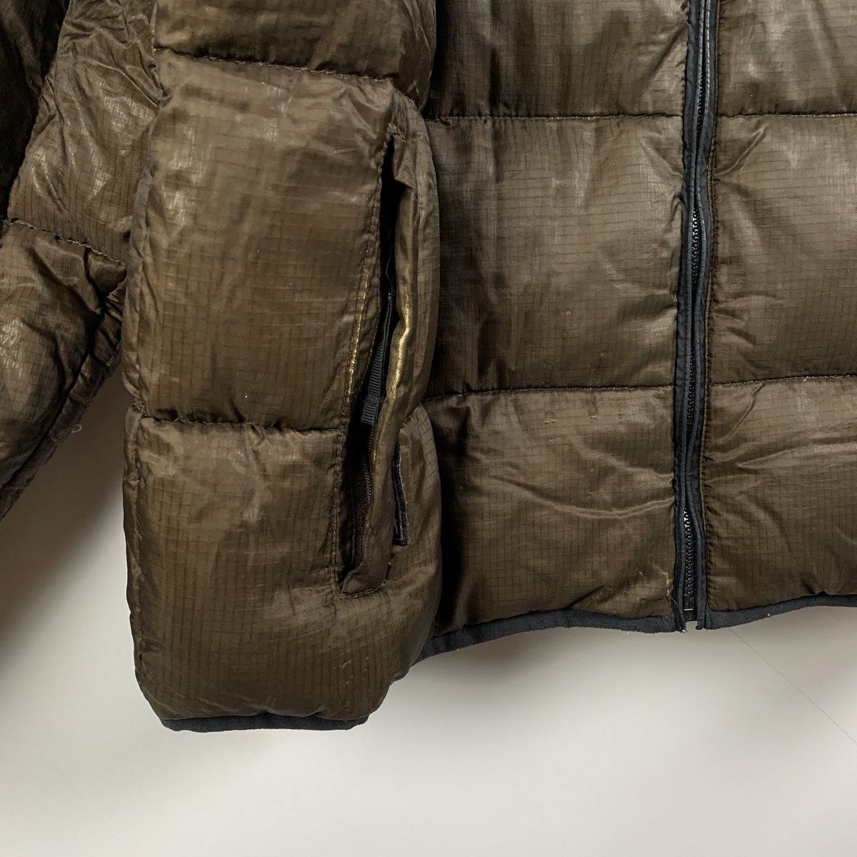 Vintage NIKE 90s VINTAGE DOWN PUFFER NYLON JACKET BIG SWOOSH DRILL Size US L / EU 52-54 / 3 - 9 Thumbnail