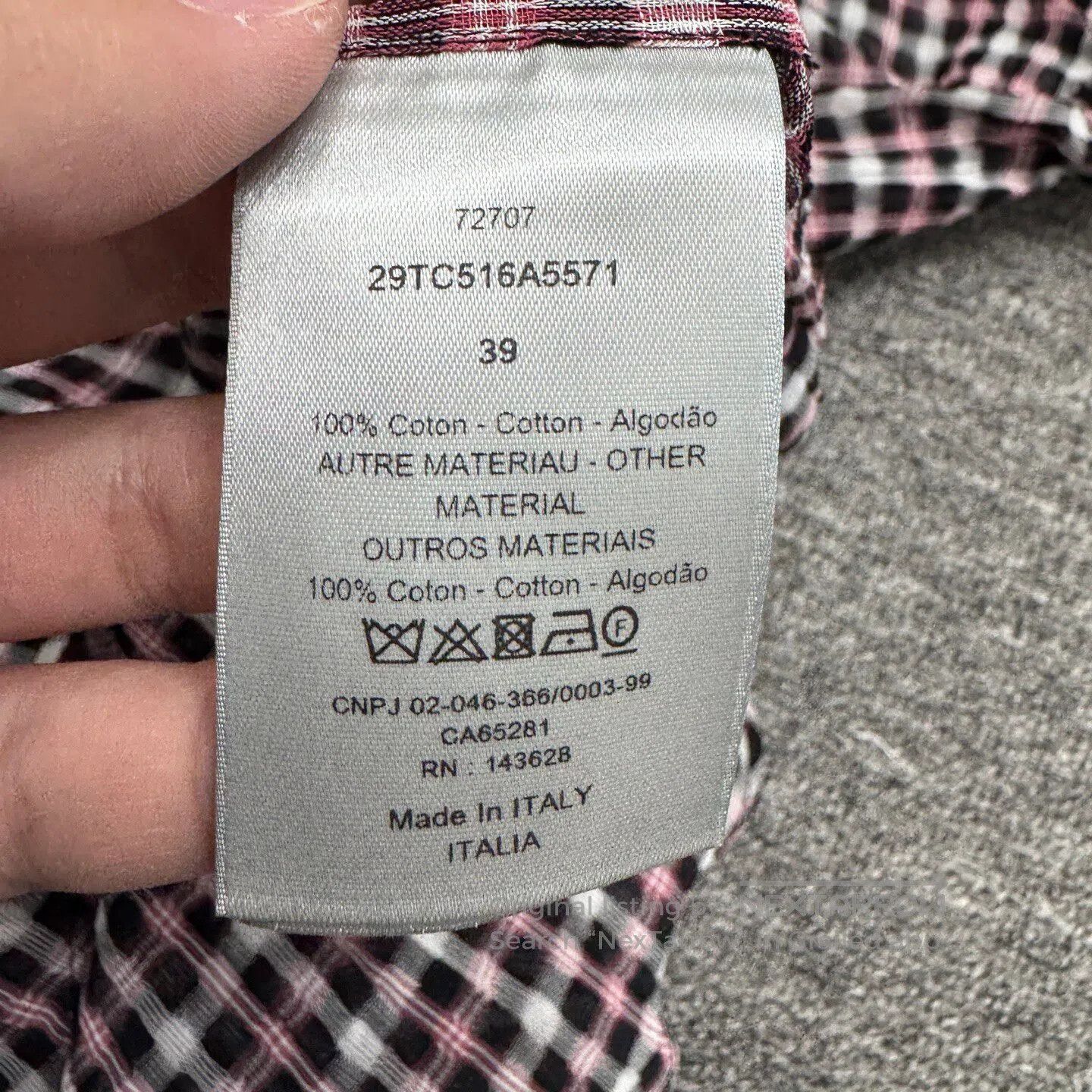 Dior Dior size39 Checkered shirt| Size US M / EU 48-50 / 2 - 4 Thumbnail