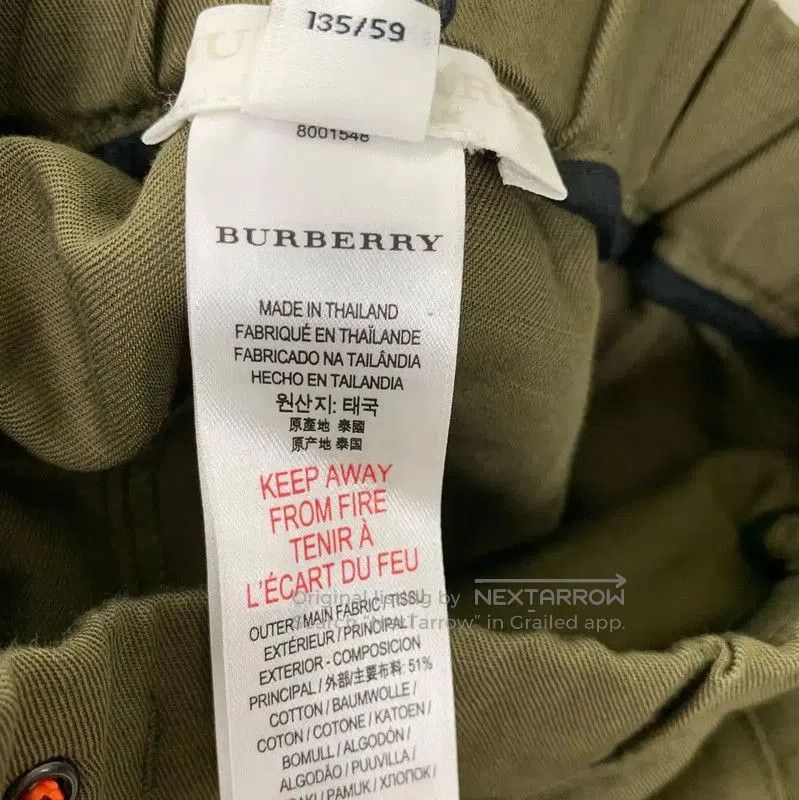 Burberry Burberry Casual Men's Pants in Military Green. Size US 26 / EU 42 - 4 Thumbnail