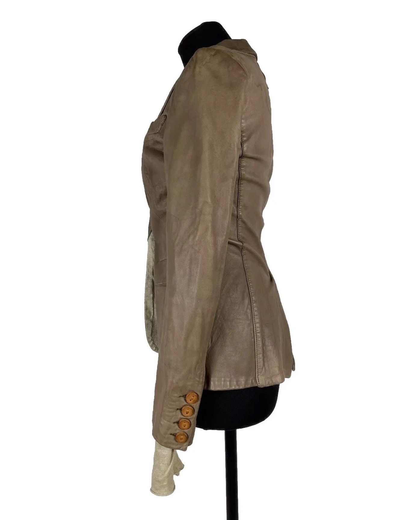 Isaac Sellam Experience Isaac Sellam Experience Archive Lamp Leather Jacket Blazer Size S / US 4 / IT 40 - 4 Thumbnail