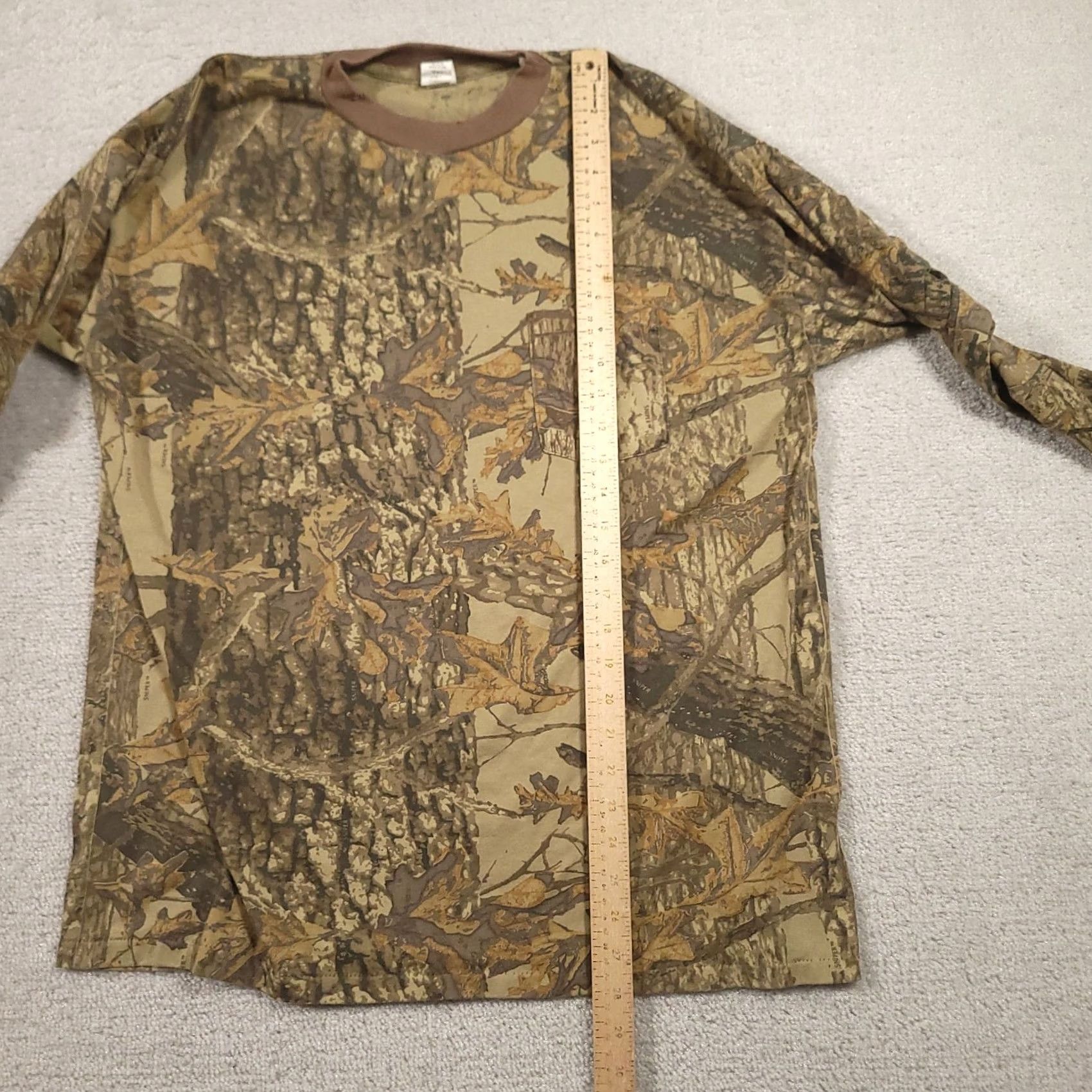 Vintage VINTAGE SNIPER T Shirt Adult XL Brown Tree Camo Long Sleeve Crew Neck Ace Sportswear Men 80s 90s Outdoor Sports Camouflage Jersey Cotton Classic Shirt Size US XL / EU 56 / 4 - 5 Thumbnail