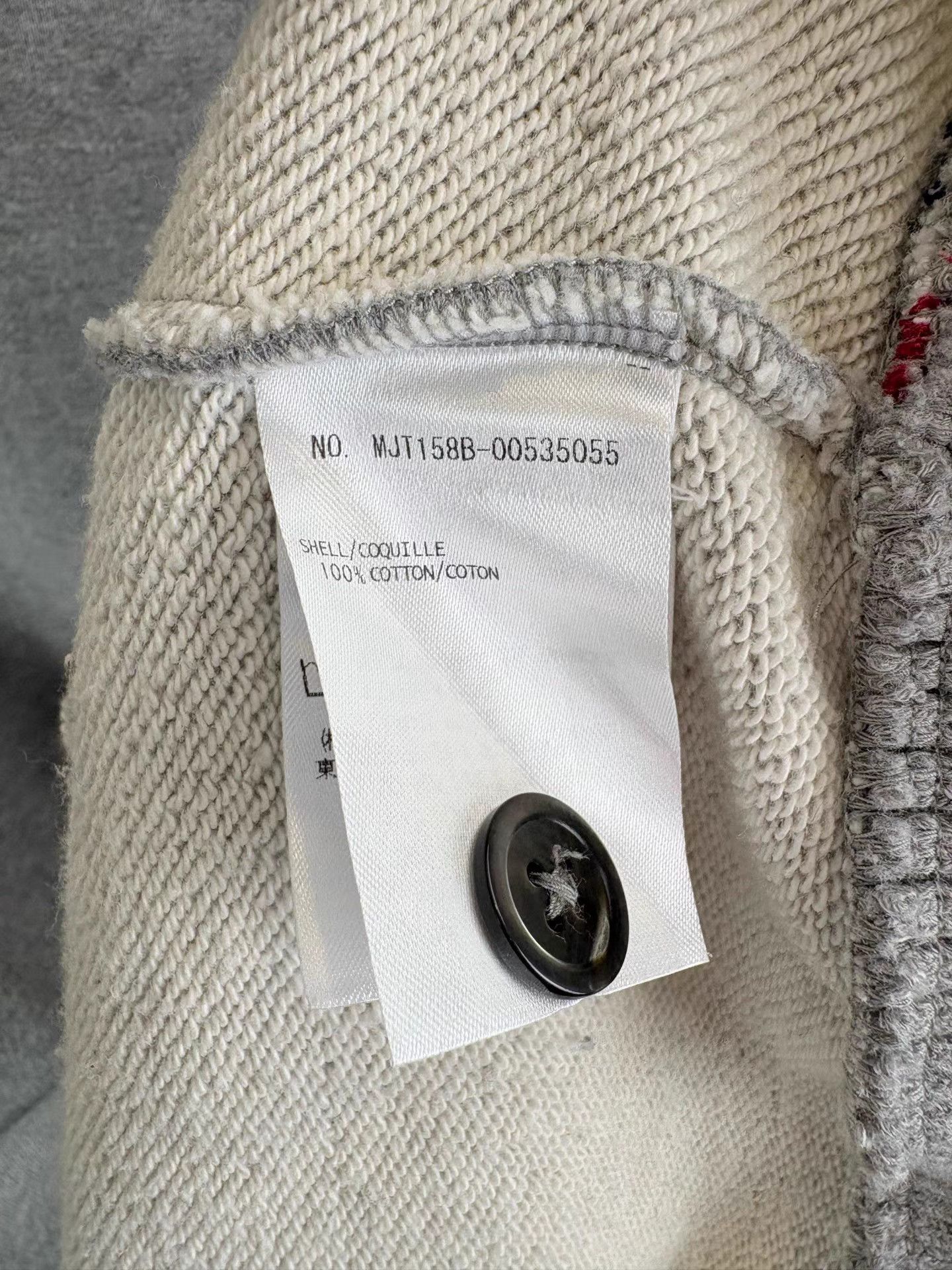 Thom Browne THOM BROWNE Back Stripe Long Sleeve Sweatshirt Size US L / EU 52-54 / 3 - 5 Thumbnail