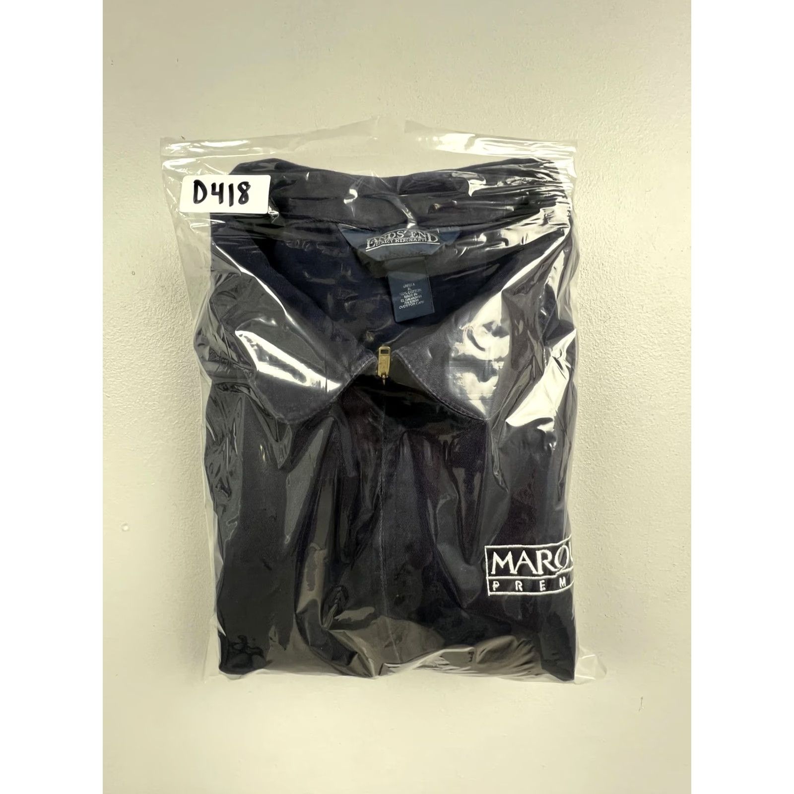 Lands' End Lands' End Jacket Mens XL Blue Canvas Bomber Full Zip Marquee Premium Logo Jacket Mens XL Blue Canvas Bomber Full Zip Marquee Premium Logo Size US XL / EU 56 / 4 - 7 Thumbnail