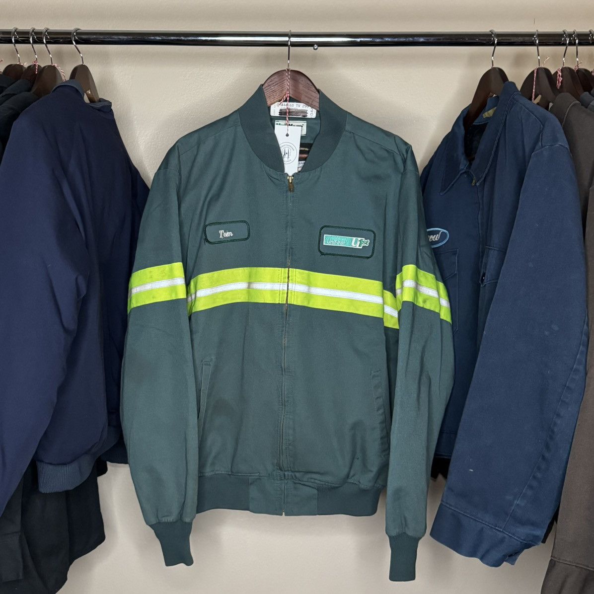 Big Mac thrashed faded distressed 90s reflective mechanic bomber Size US XL / EU 56 / 4 - 3 Thumbnail