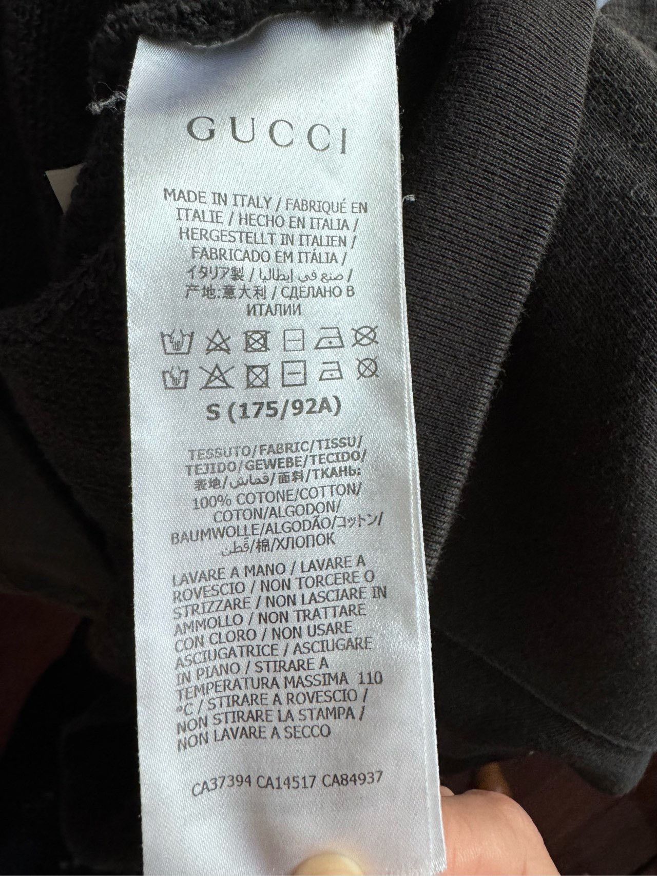 Gucci Gucci black arm belt logo half-zipper hoodie 2501-Nextarrow Size US S / EU 44-46 / 1 - 9 Thumbnail