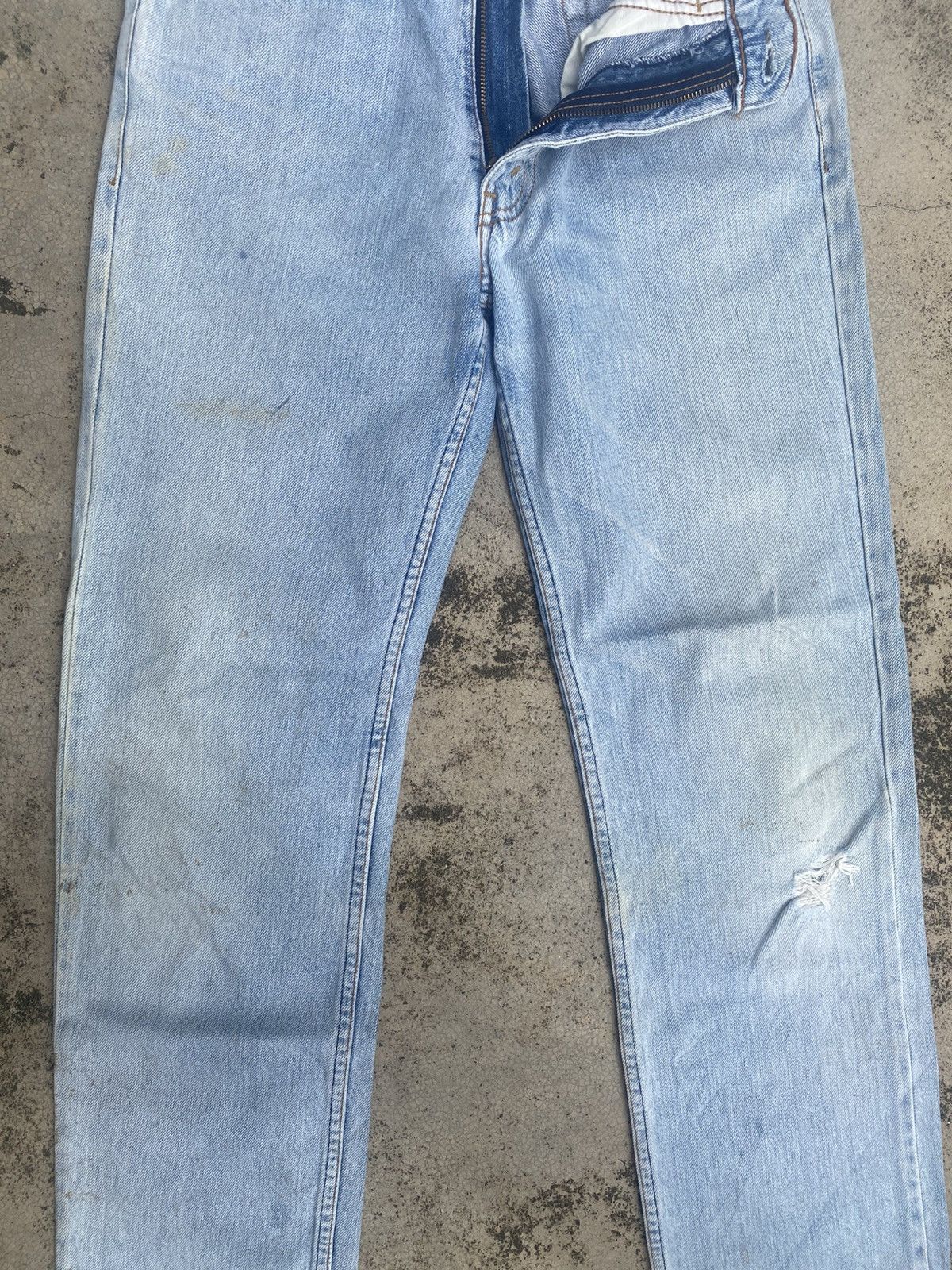 Levi's × Levi's Vintage Clothing × Vintage Vintage Levis 501 Straight Cut Faded Blue Size US 29 - 7 Thumbnail
