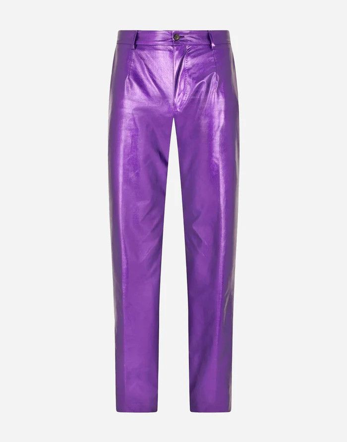 Dolce & Gabbana o1y0125 Casual Pant in Purple Size US 30 / EU 46 - 1 Thumbnail
