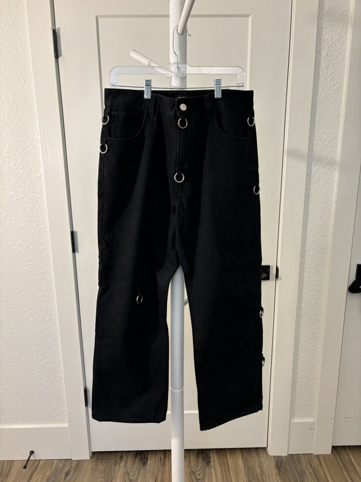 image of Raf Simons Black Ring Denim Size 31, Men's