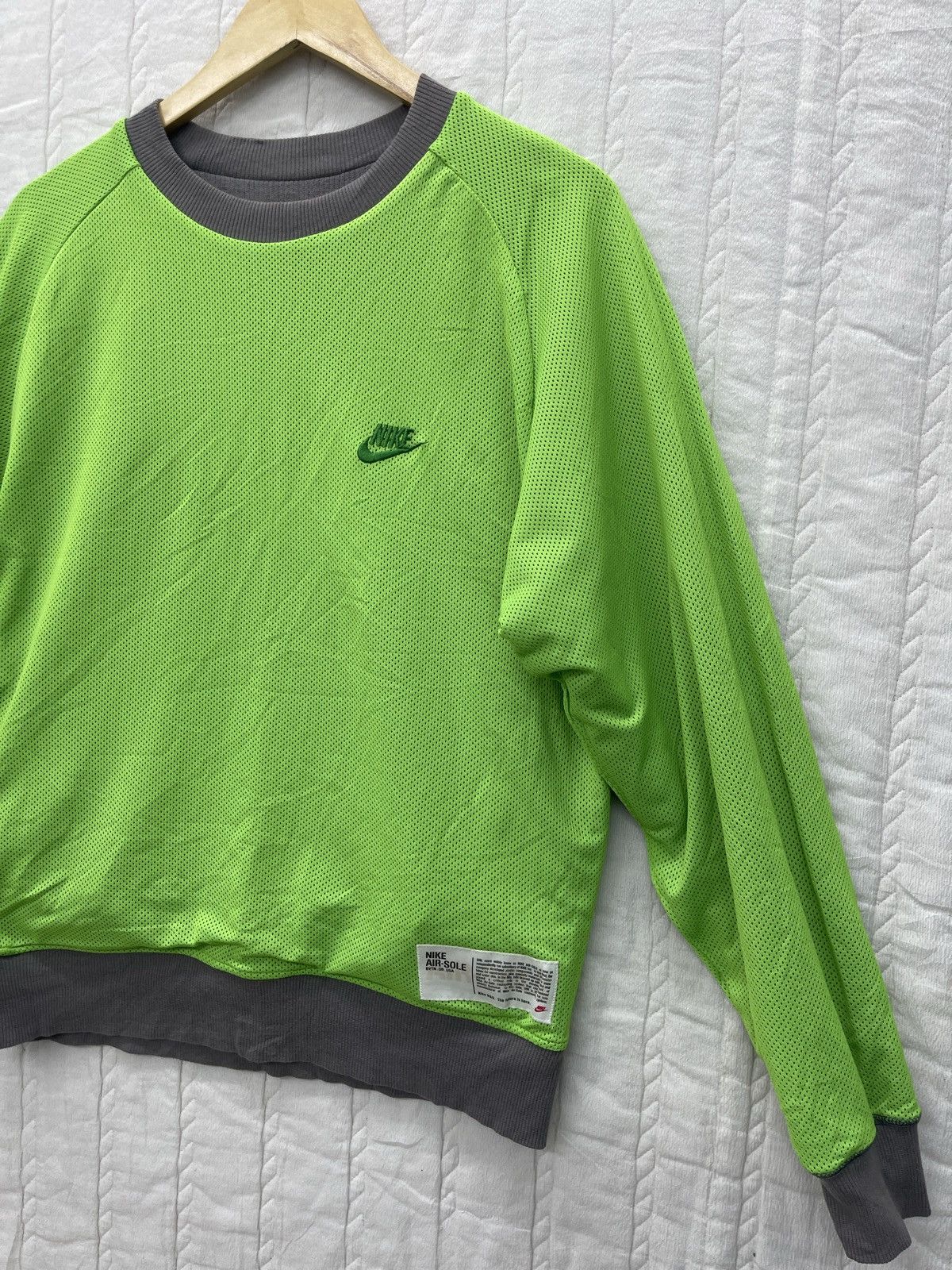 Japanese Brand × Nike RARE🔥NIKE AIR SOLE REVERSIBLE SWEATSHIRT Size US M / EU 48-50 / 2 - 6 Thumbnail