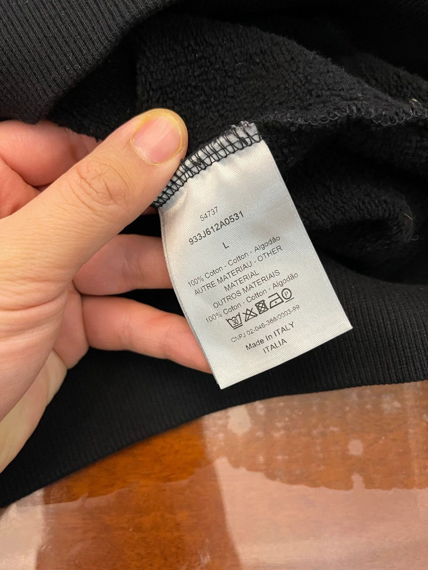 Dior DIOR Classic Black Bees Embroidered Sweatshirt L Size US L / EU 52-54 / 3 - 3 Thumbnail